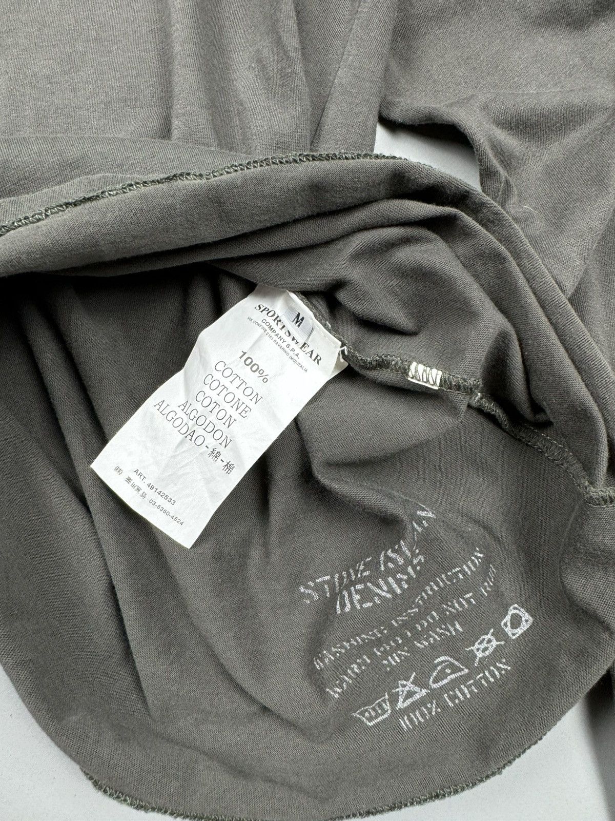 Stone Island Stone island denim longsleeve big logo rare size M Size US M / EU 48-50 / 2 - 7 Thumbnail