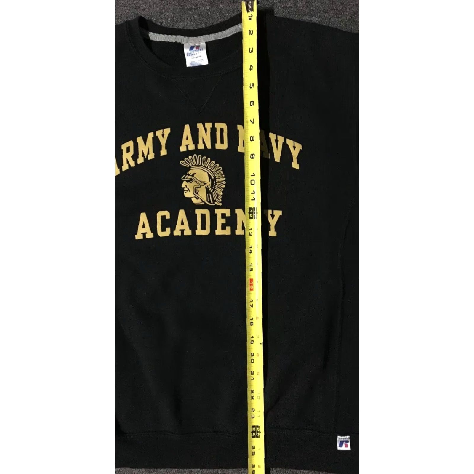 Russell Athletic VINTAGE US Army And Navy Academy Sweatshirt M USA Military Marines Grunge Gym 90s Size US M / EU 48-50 / 2 - 5 Thumbnail