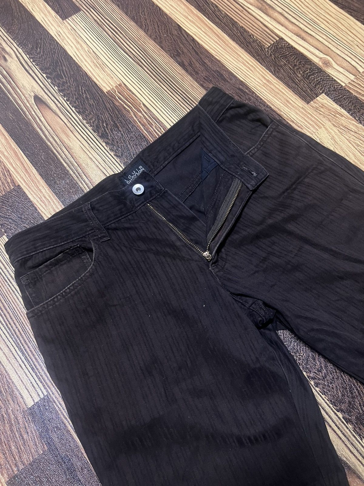 Japanese Brand Louis Chavlon Jeans Men’s Striped Pants Size US 32 / EU 48 - 2 Thumbnail