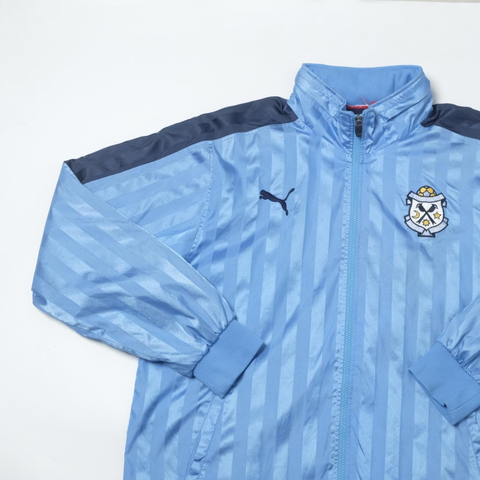 Puma 1990s Jubilo Iwata Football Jacket J-League Puma (L/XL) Size US L / EU 52-54 / 3 - 3 Thumbnail