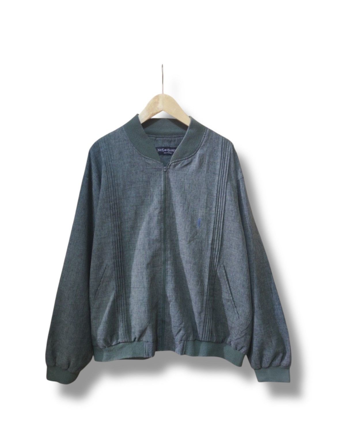 Yves Saint Laurent Small Logo Varsity Jacket