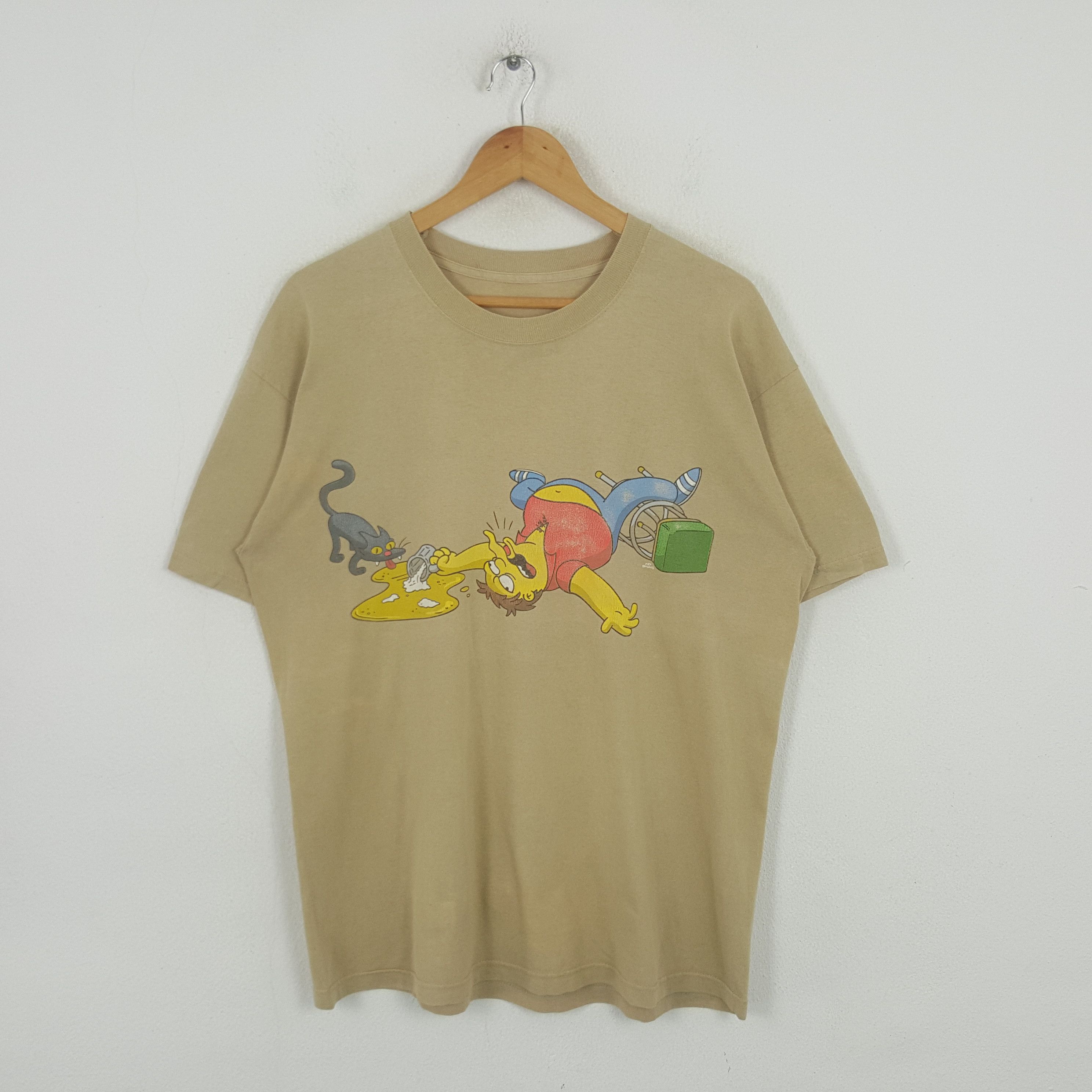Vintage Vintage The Simpsons American Cartoon Tshirt RR15 Size US L / EU 52-54 / 3 - 1 Thumbnail