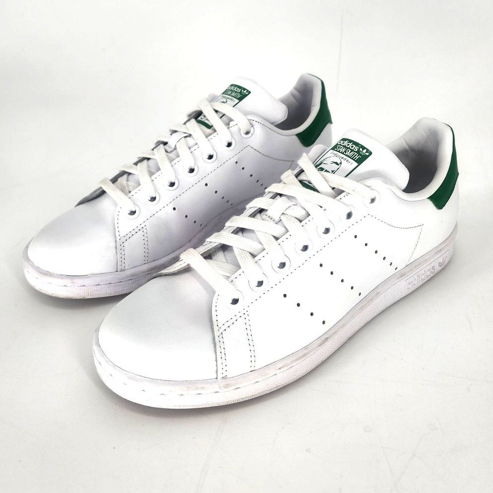 Adidas Adidas Stan Smith White Leather Green Heel Tab Sneaker Sz 7 Size US 7 / IT 37 - 2 Thumbnail