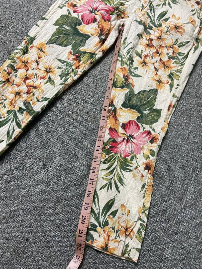 Japanese Brand Betty Smith Japanese Brand Floral Pants (187) Size 30" / US 8 / IT 44 - 6 Thumbnail