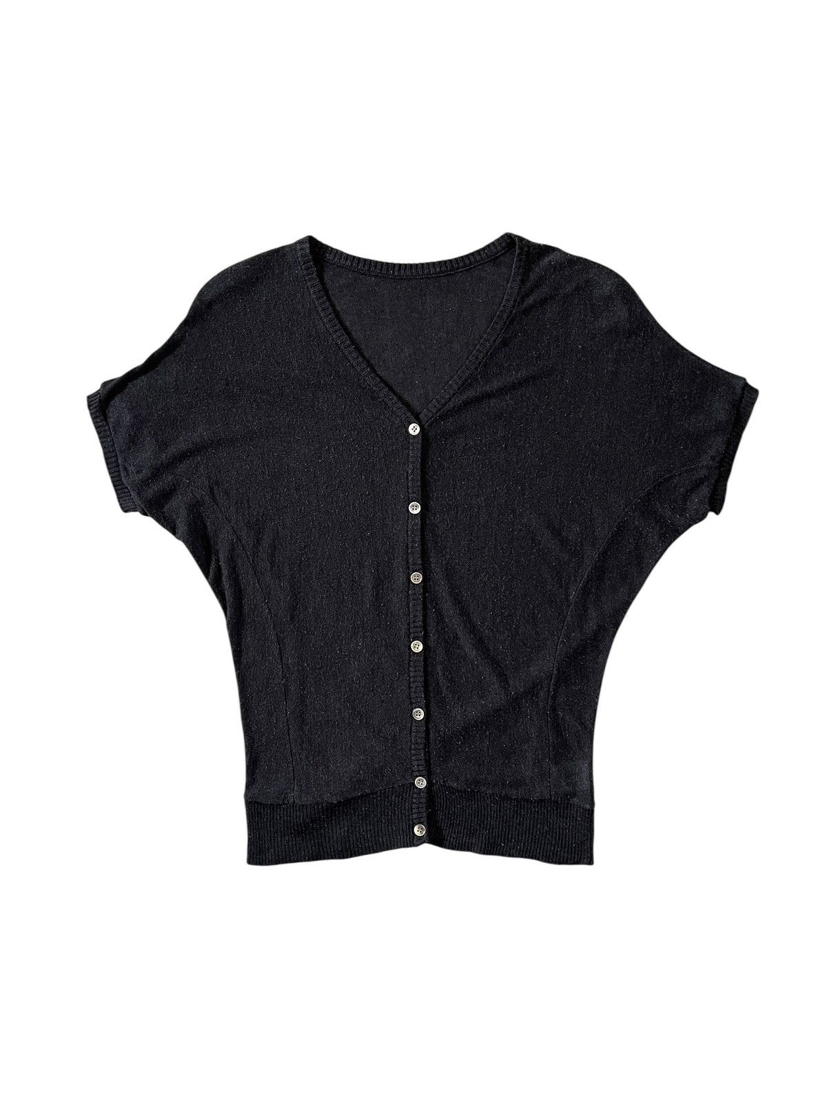 Issey Miyake Me Short Sleeve Cardigan