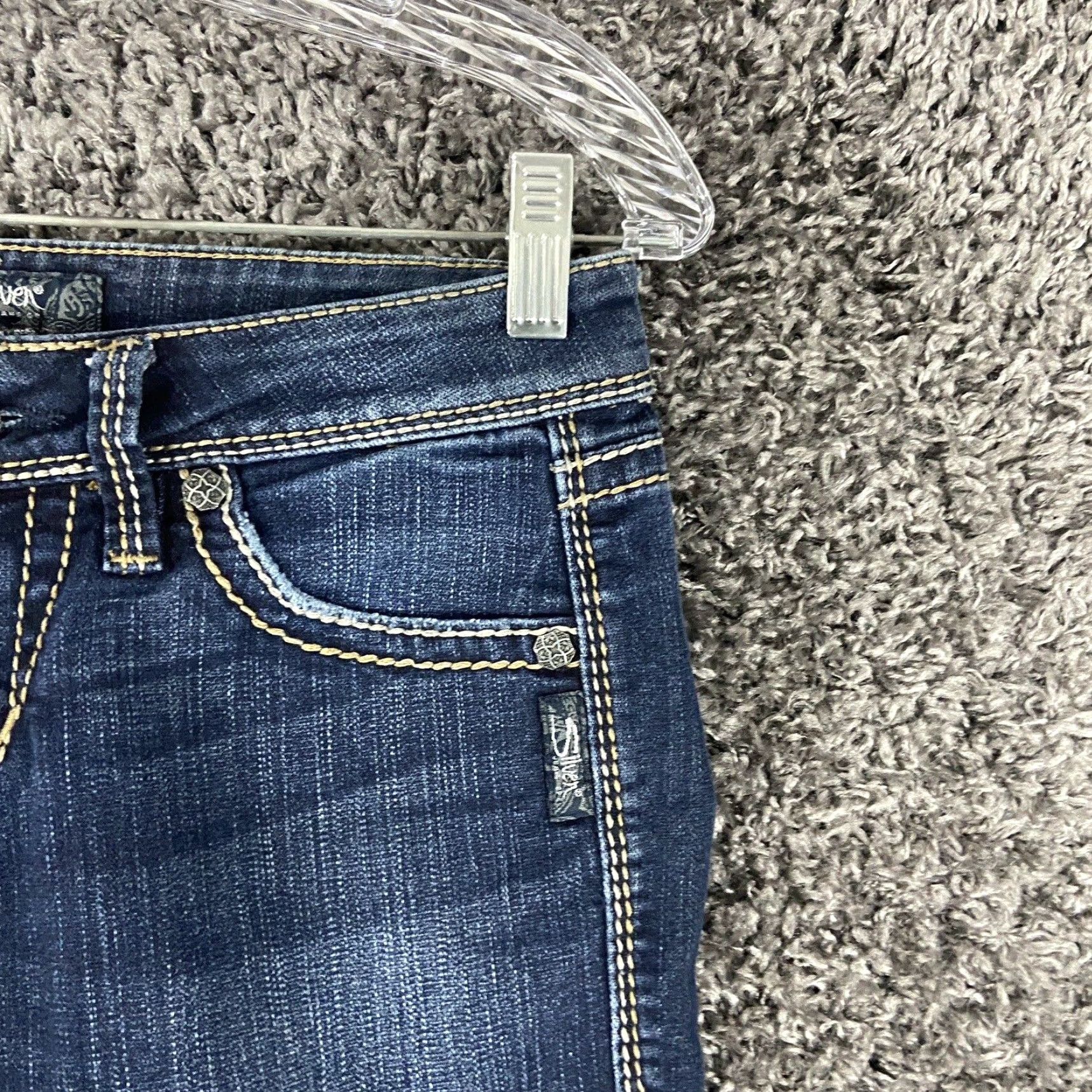 Silver Jeans Co. SILVER JEANS Lola Bootcut Jeans Women’s 26 Blue Metal Size 26" / US 2 / IT 38 - 3 Thumbnail