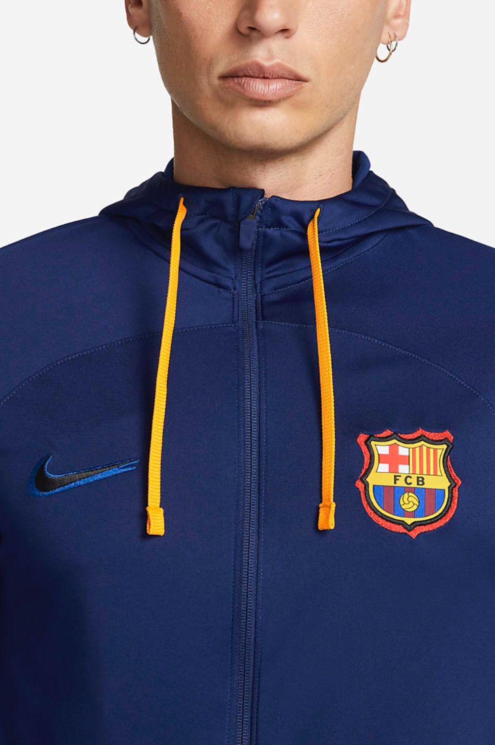 Nike F.C Barcelona Nike Dri Fit Hoodie men’s Y2K soccer Size US XS / EU 42 / 0 - 2 Thumbnail