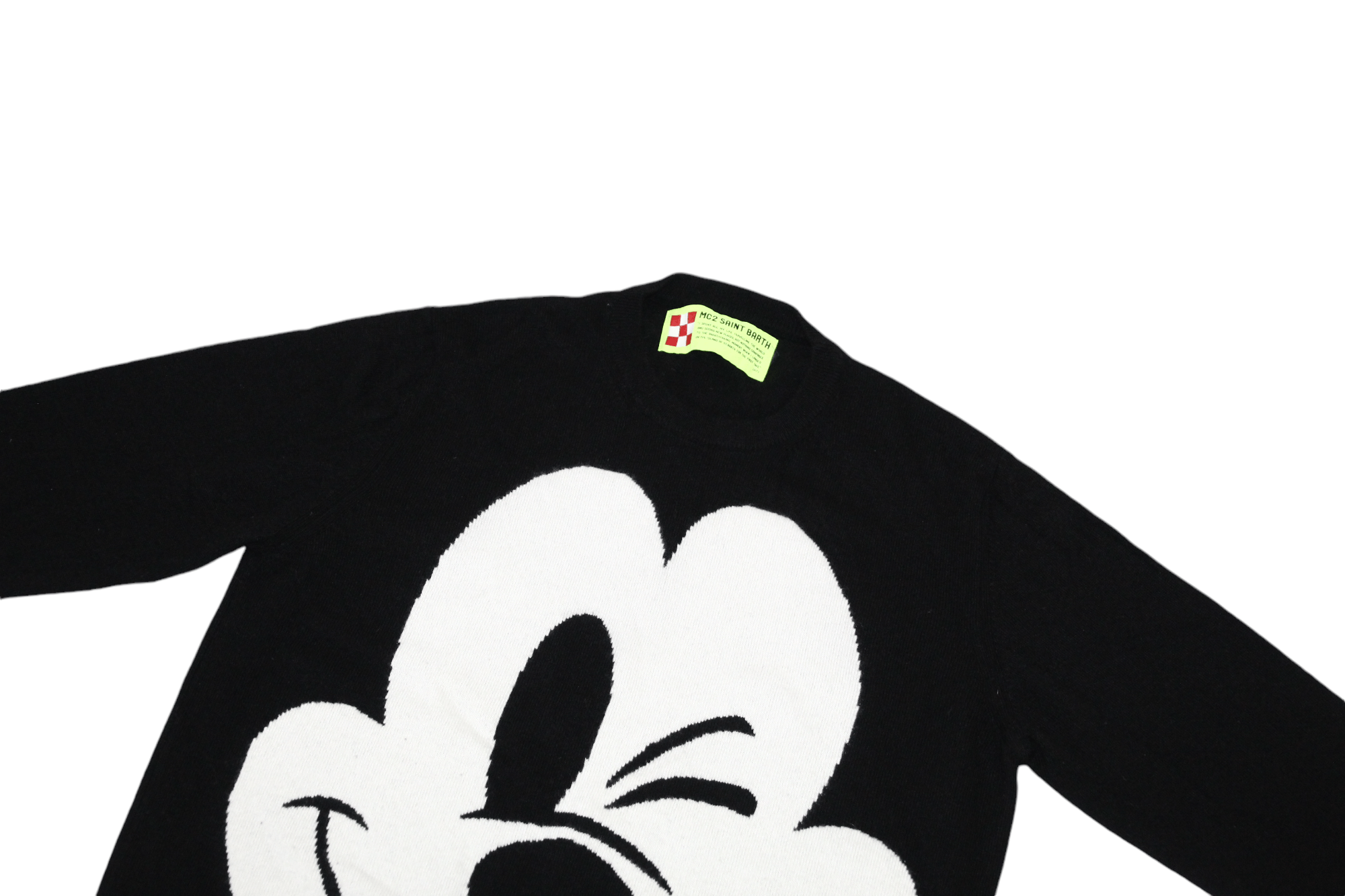 MC2 Saint Barth Mc2 Saint Barth MIckey Wink wool blend crew-neck sweater Size US S / EU 44-46 / 1 - 4 Thumbnail