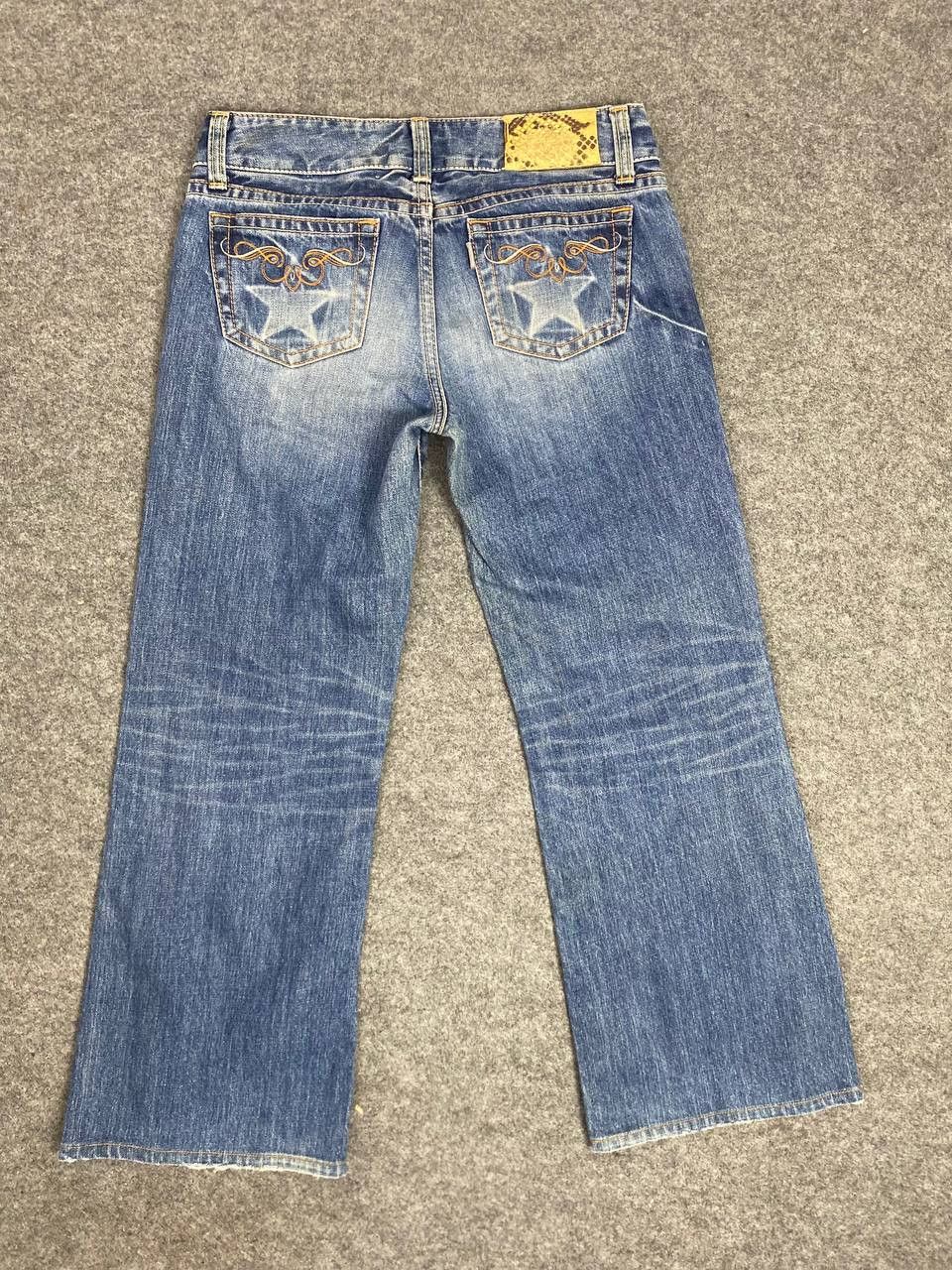 Japanese Brand vintage kari ang jeans bootcut flare denim Size 32" / US 10 / IT 46 - 1 Thumbnail