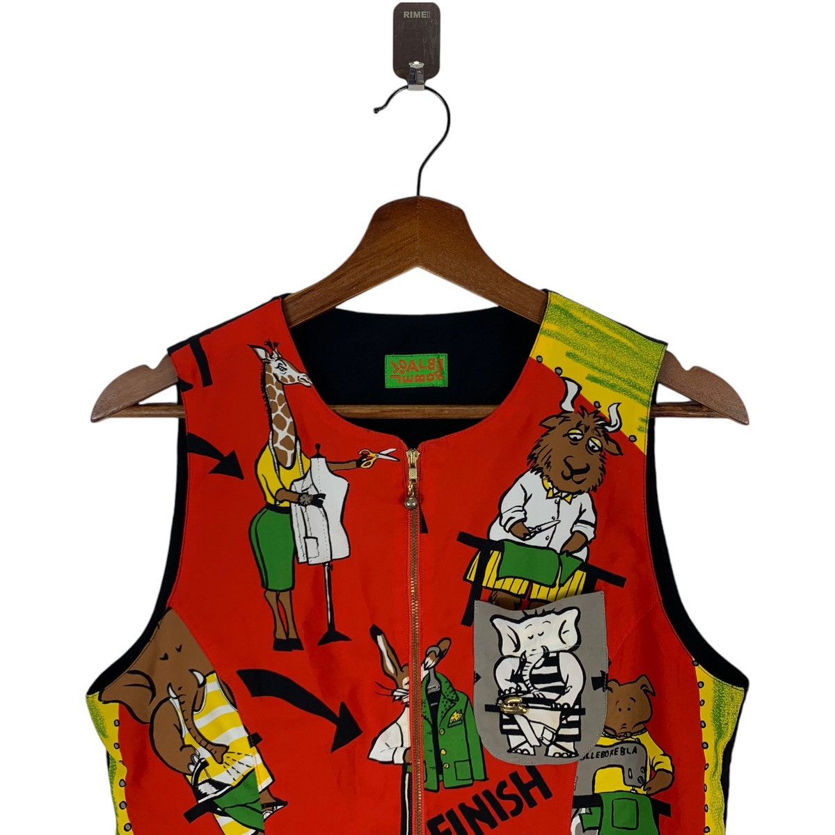 Designer VINTAGE OLLEBOREBLA VEST JACKET Size US M / EU 48-50 / 2 - 4 Thumbnail