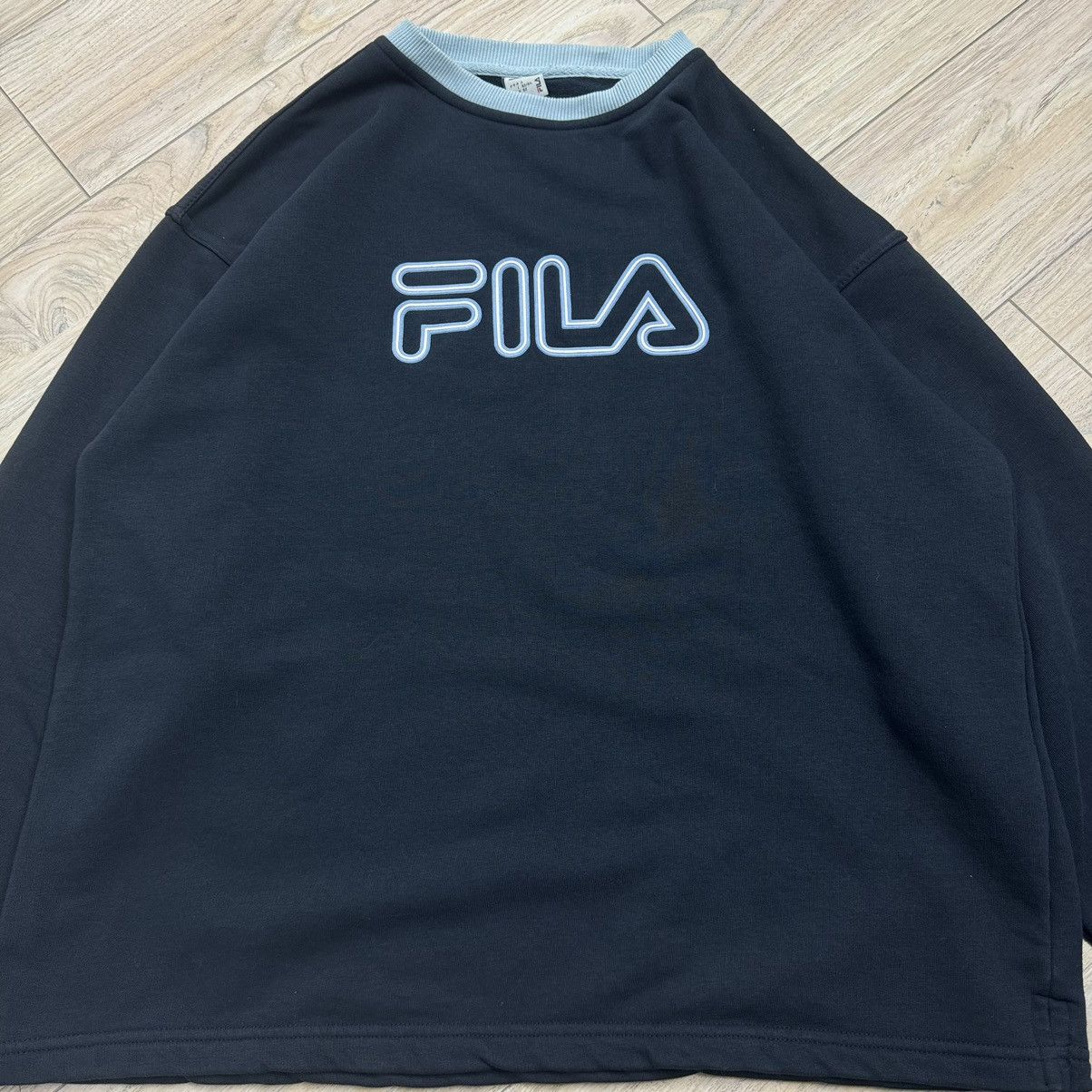 Fila Vintage Y2K Fila Boxy Big Center Logo Crewneck Sweatshirt Size US L / EU 52-54 / 3 - 4 Thumbnail