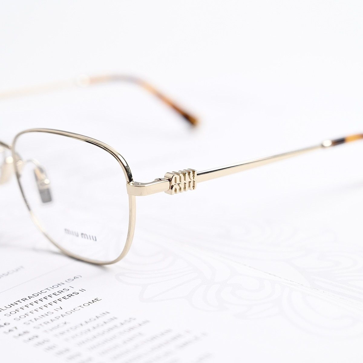 Miu Miu MIU MIU 0MU 50WV ZVN1O1 GLASSES Size ONE SIZE - 3 Thumbnail