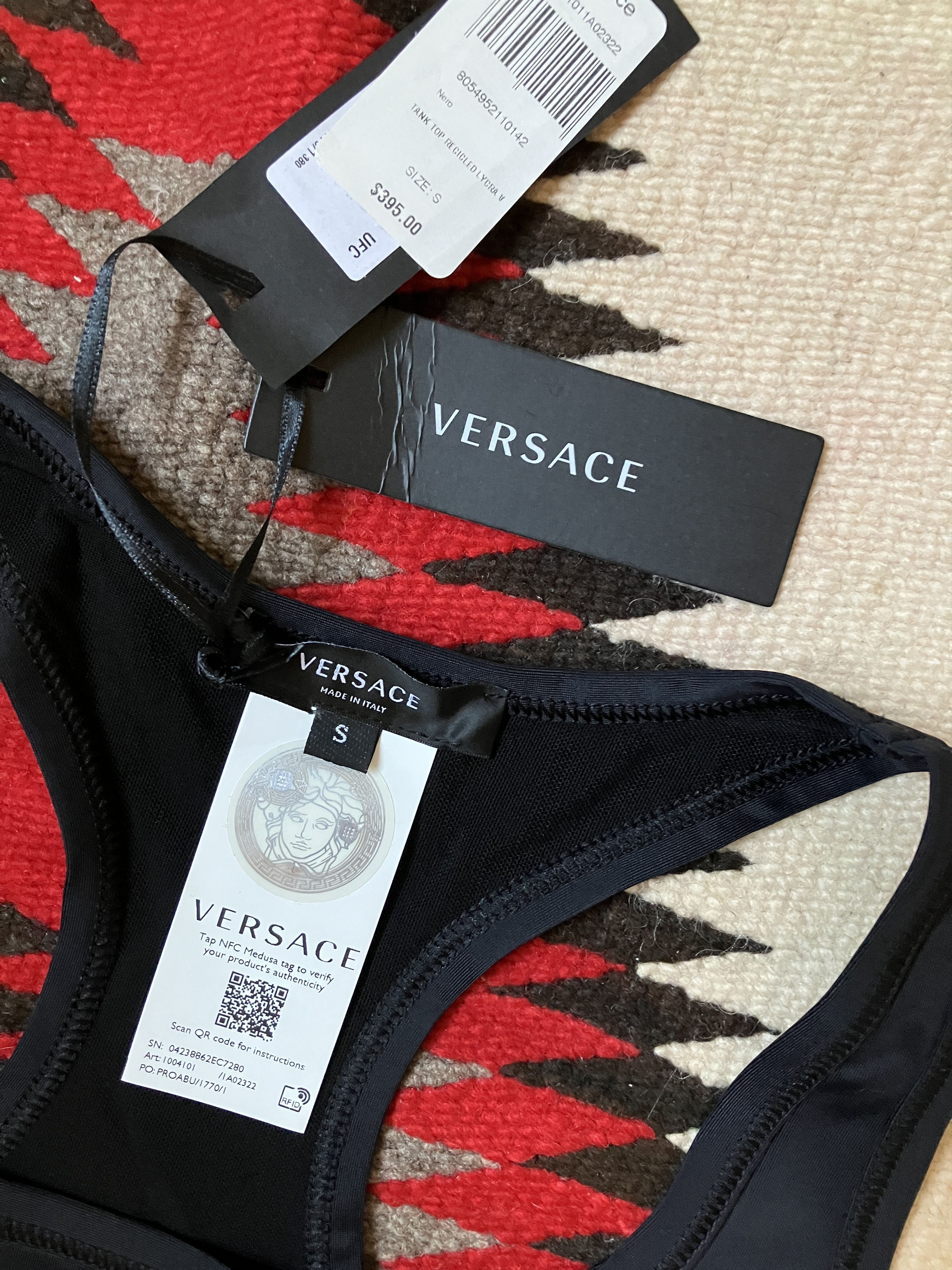 Versace Activewear Gym Stretch Tank Size S / US 4 / IT 40 - 6 Thumbnail
