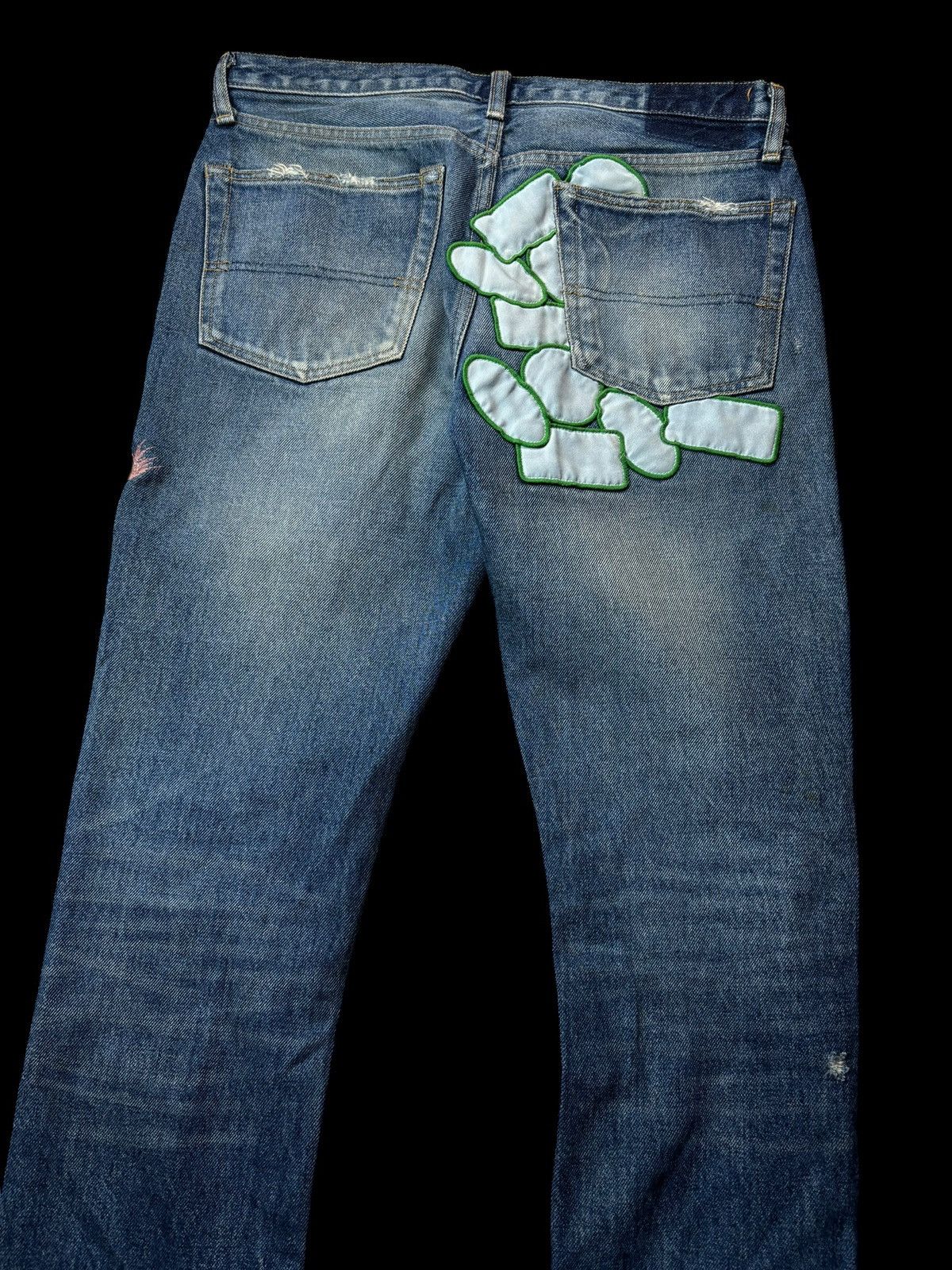 Undercover Undercover But Beautiful 58 Distressed Patchwork Denim Size US 30 / EU 46 - 8 Thumbnail