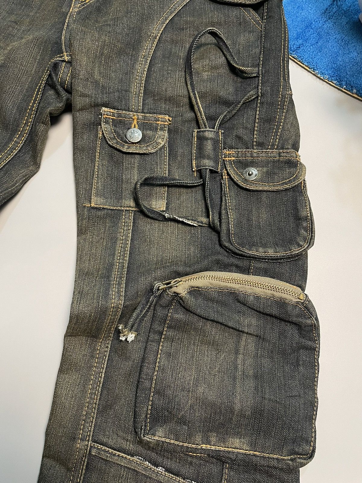 Seditionaries Multi Pocket Jeans De Art Denim Size US 29 - 5 Thumbnail