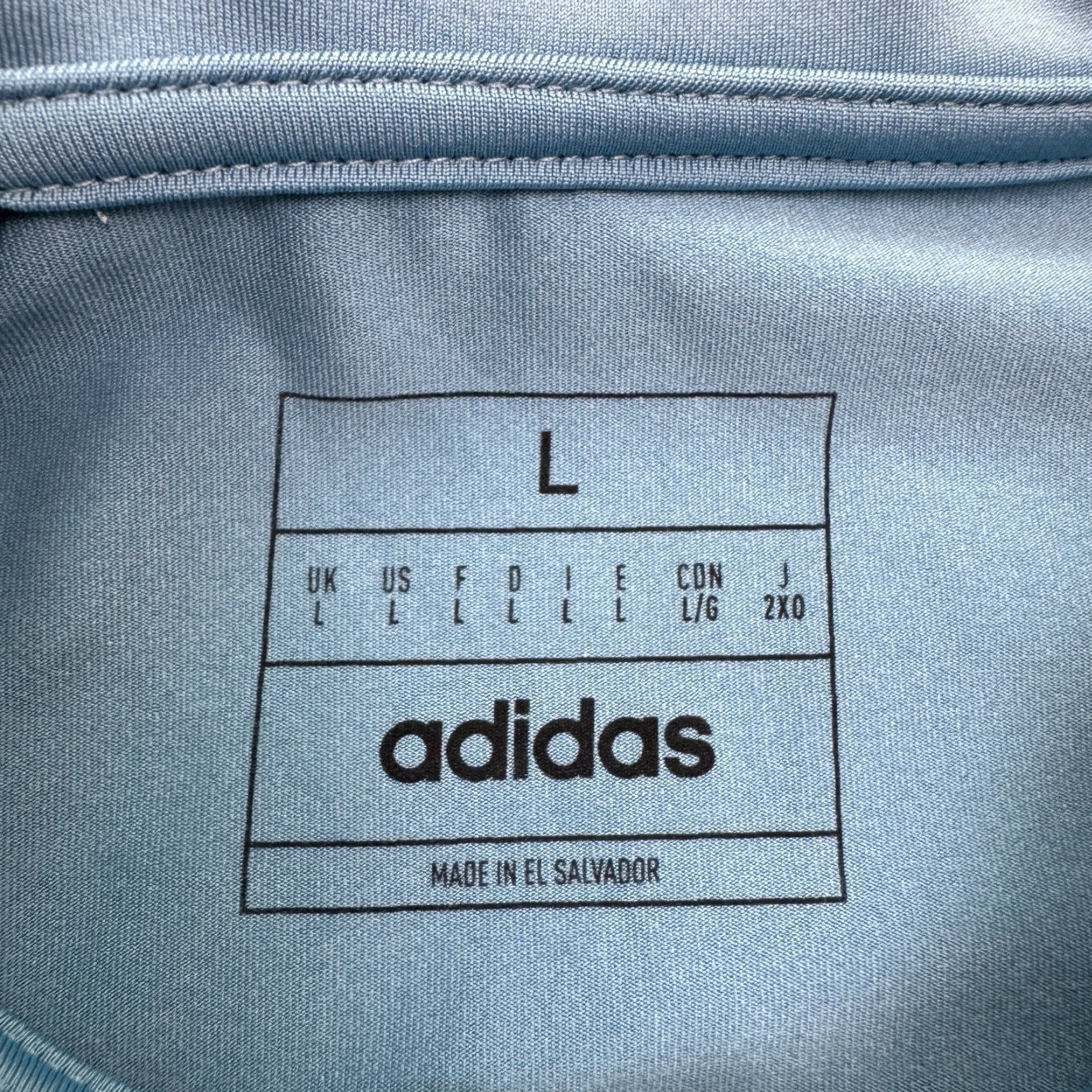 Adidas Adidas Golf Polo Shirt Mens Large Blue A514 ULT Clearway Luna Valley Polo Shirt, Regular, Short Sleeve, Button-Front, Breathable, All Seasons, NWT Size US L / EU 52-54 / 3 - 5 Thumbnail