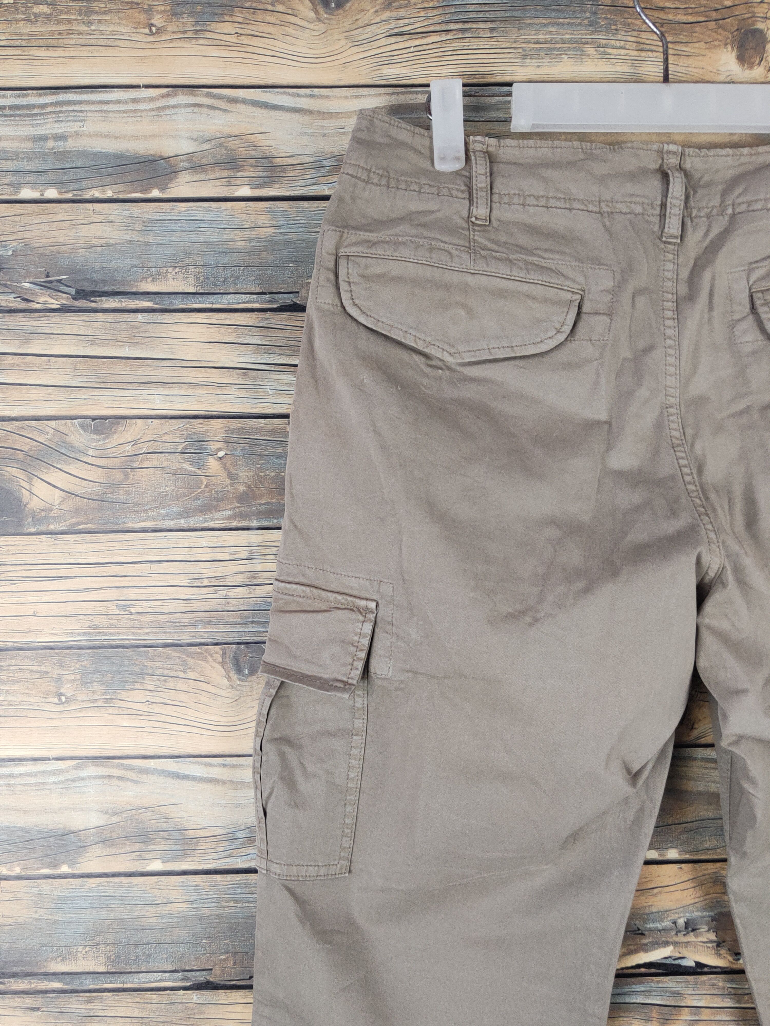 Japanese Brand DL Uniqlo Brown Multipocket Tactical Cargo Pants #1501 Size US 33 - 8 Thumbnail