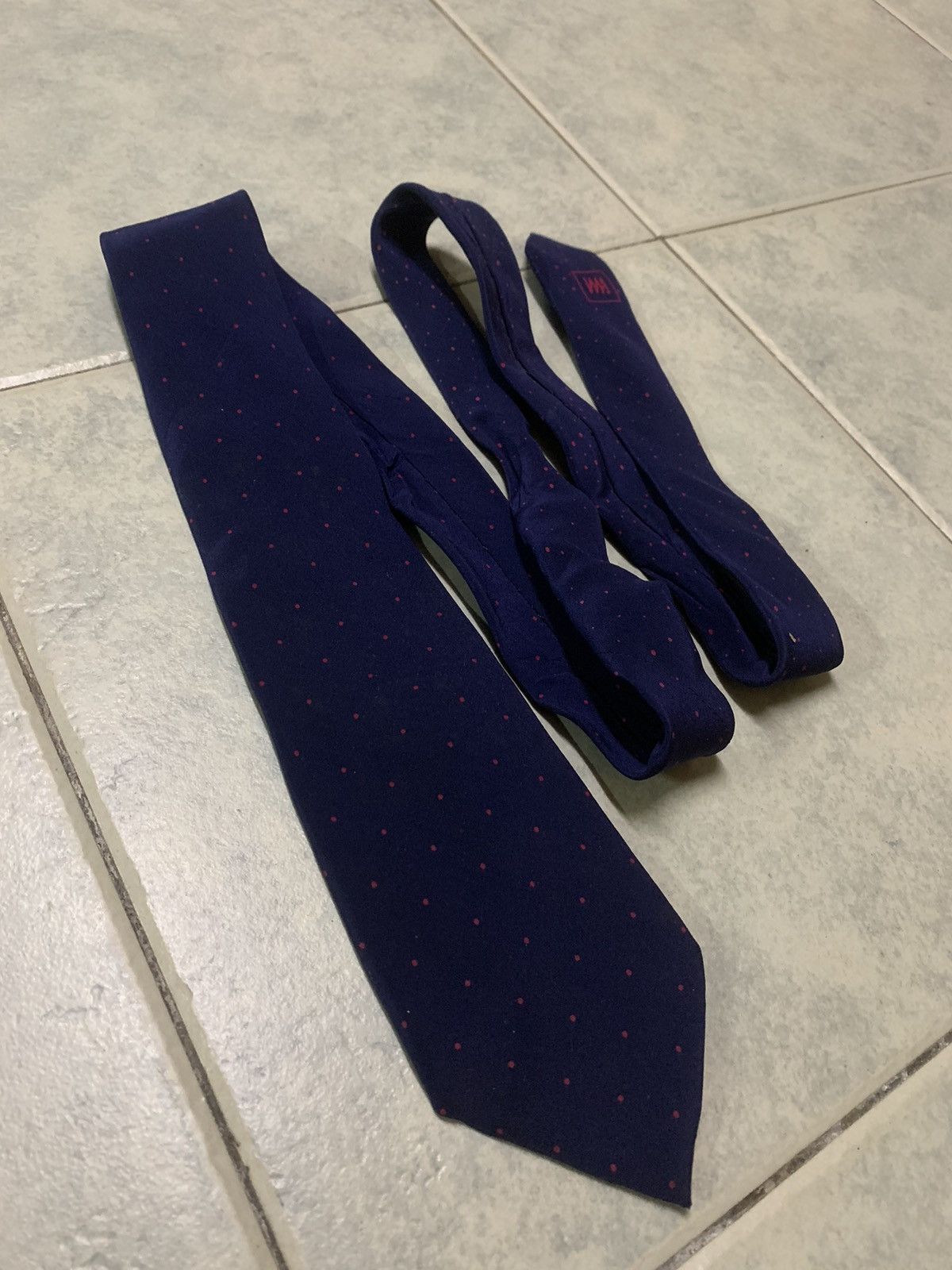 Issey Miyake Vintage Issey Miyaki Neck Tie Pure Silk Luxury Size ONE SIZE - 2 Thumbnail