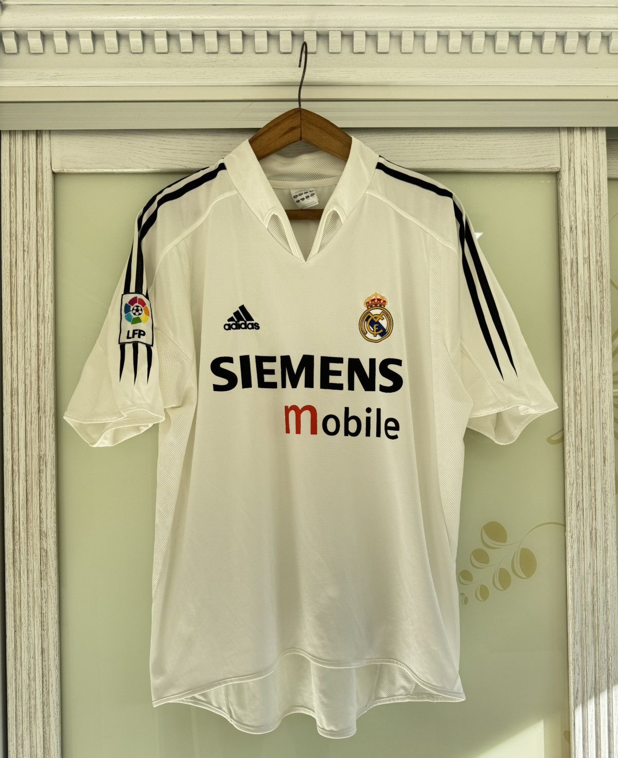 Adidas Ronaldo #9 Real Madrid 2004-2005 Vintage Soccer Jersey Shirt Size US L / EU 52-54 / 3 - 2 Thumbnail