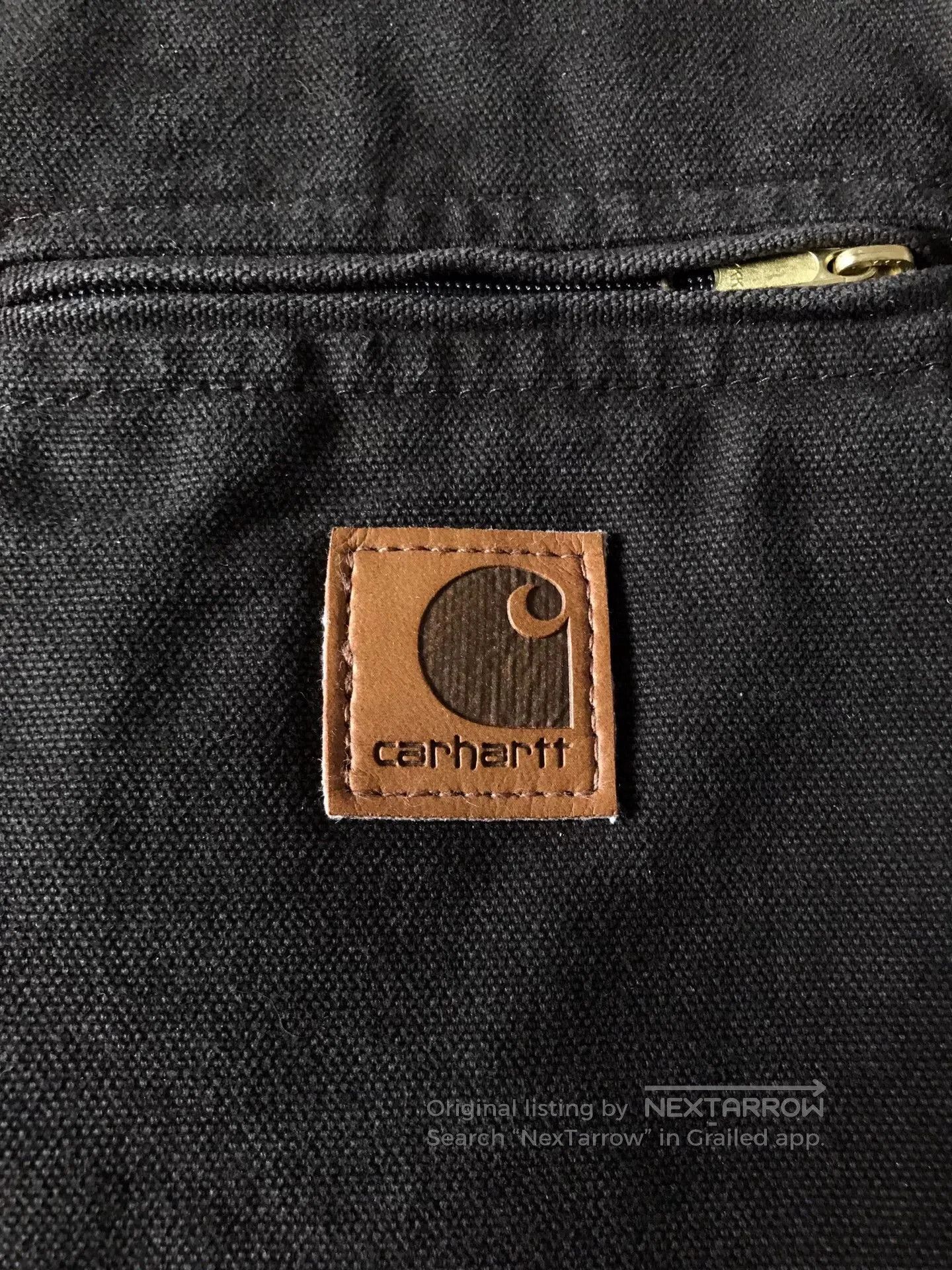 Carhartt Carhartt J141 Hooded Canvas Work Jacket. Size US XL / EU 56 / 4 - 5 Thumbnail