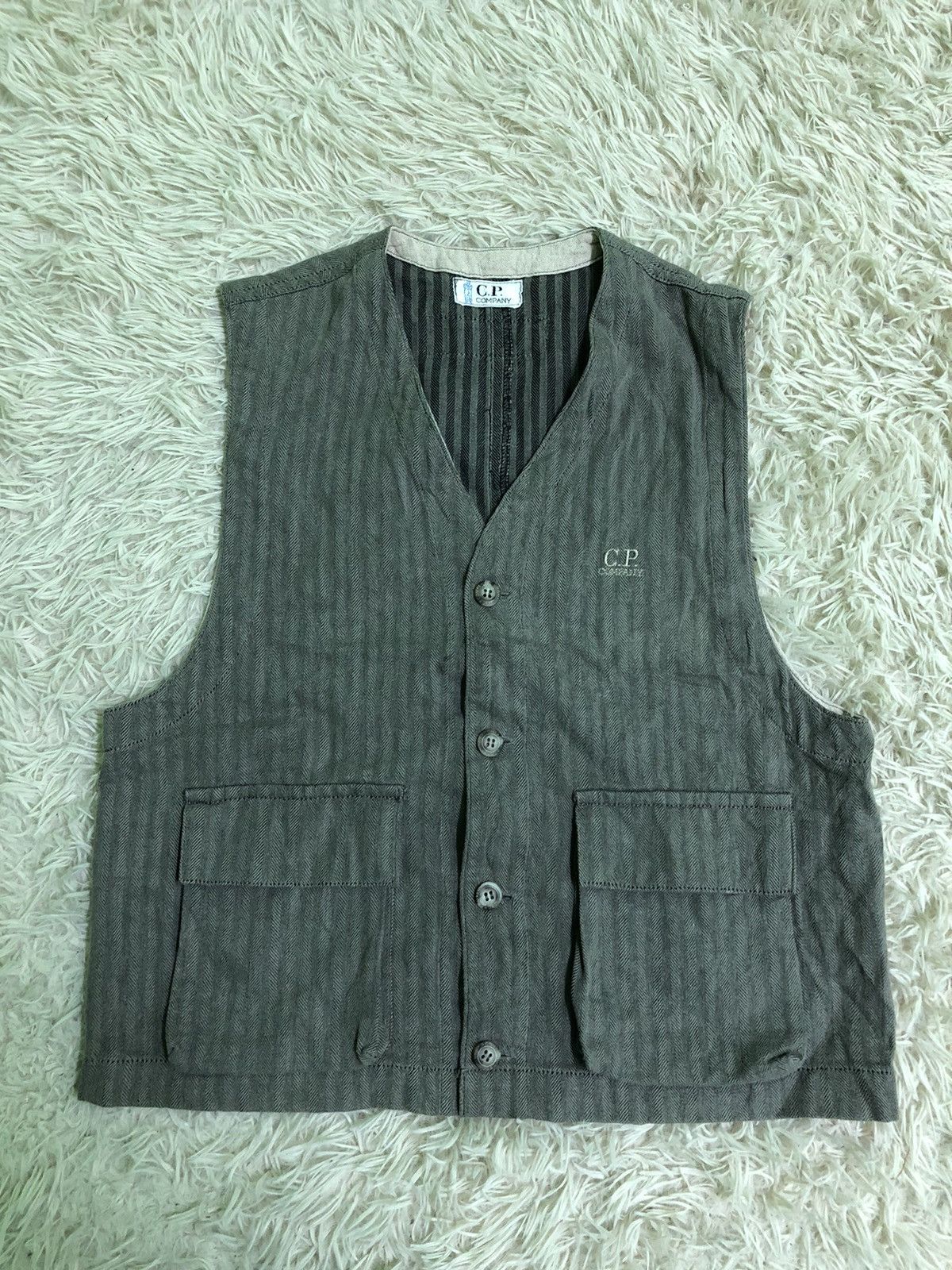 C.P. Company × Indigo × Massimo Osti Vintage C.P. Company Vest Jacket Size US S / EU 44-46 / 1 - 1 Thumbnail