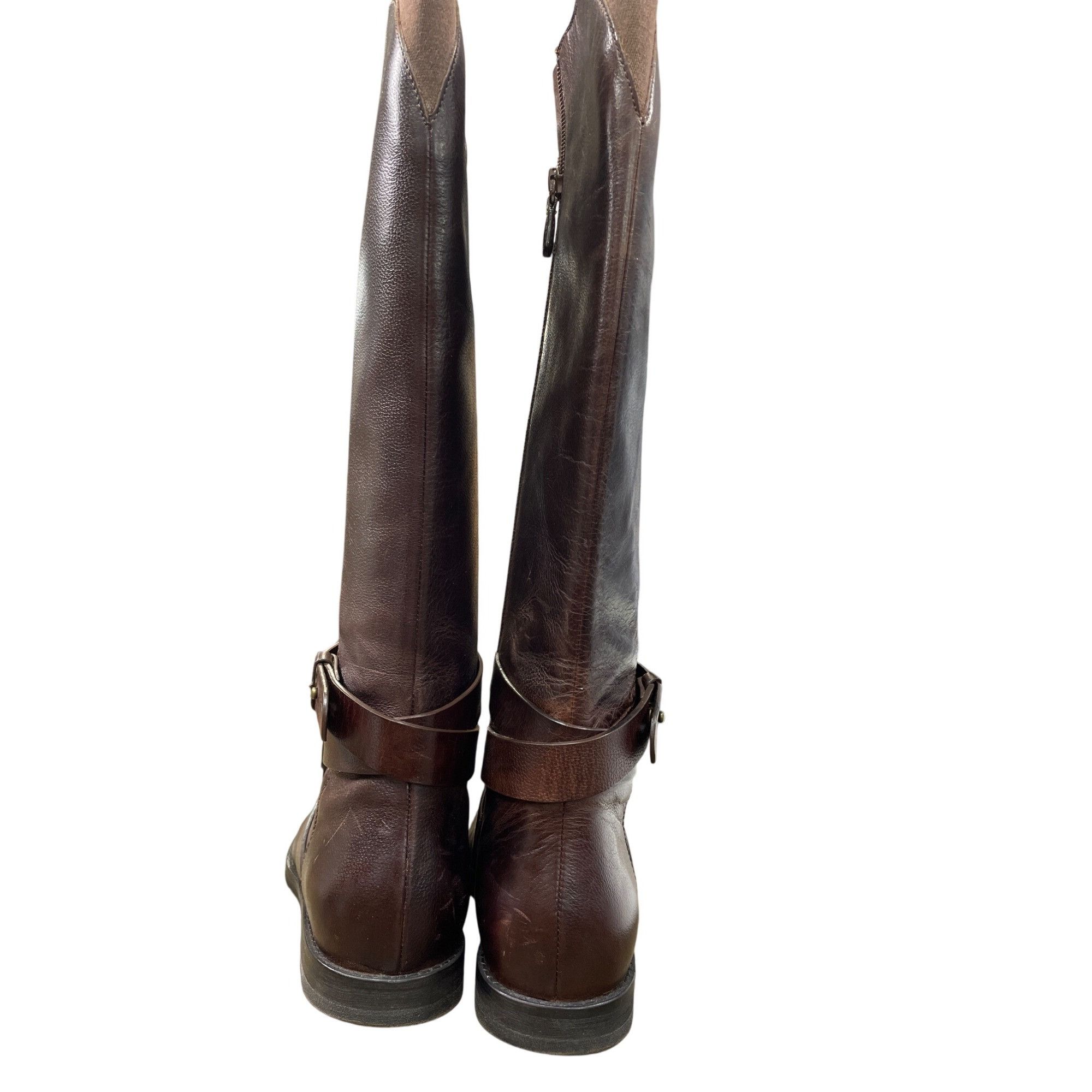 Cole Haan Cole Haan Womens Brown Leather Equestrian Boots Size 6.5B SK Size US 6.5 / IT 36.5 - 7 Thumbnail