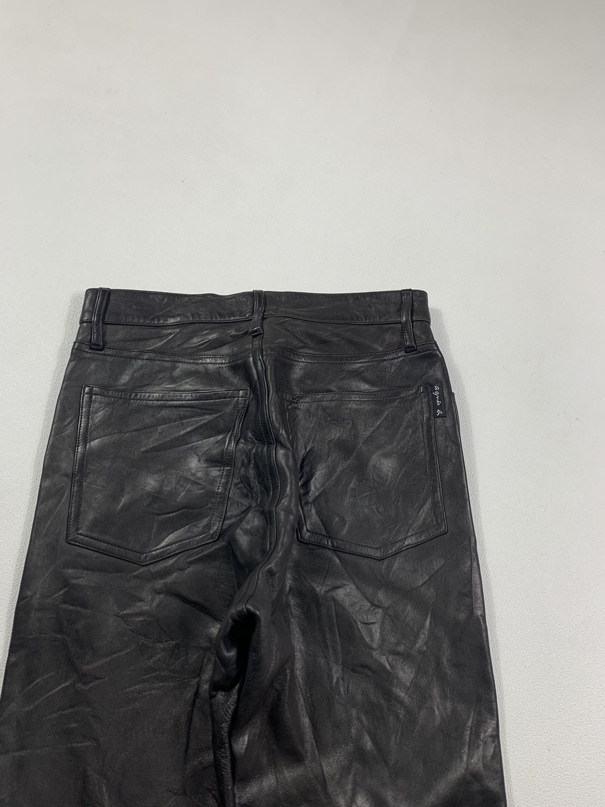 Designer × agnes b. Made In France AGNES B. Leather Pants Size 25" / US 0 / IT 36 - 2 Thumbnail