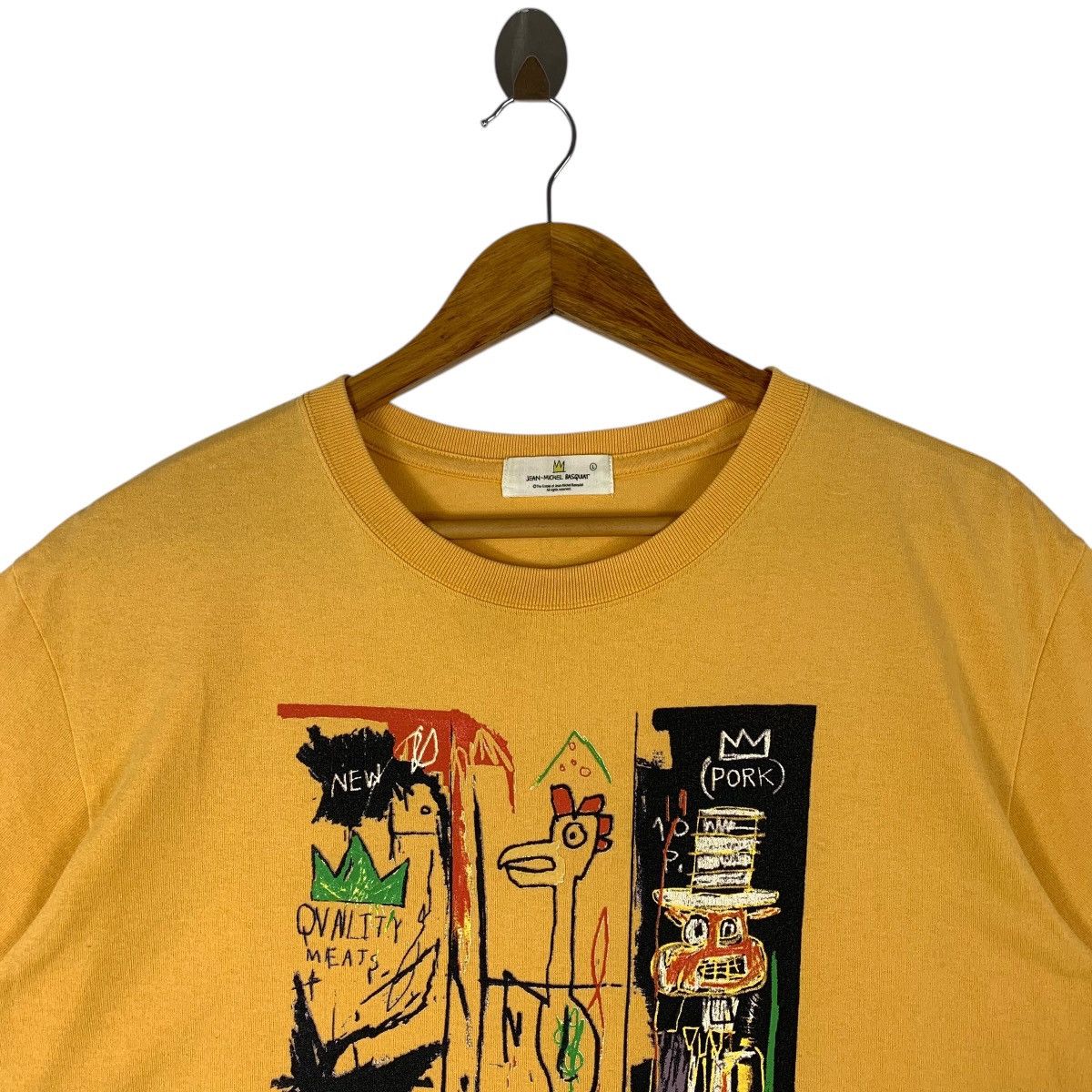 Japanese Brand × Jean-Michel Basquiat Vintage JEAN MICHEL BASQUIAT pop art tee shirt Size US L / EU 52-54 / 3 - 2 Thumbnail