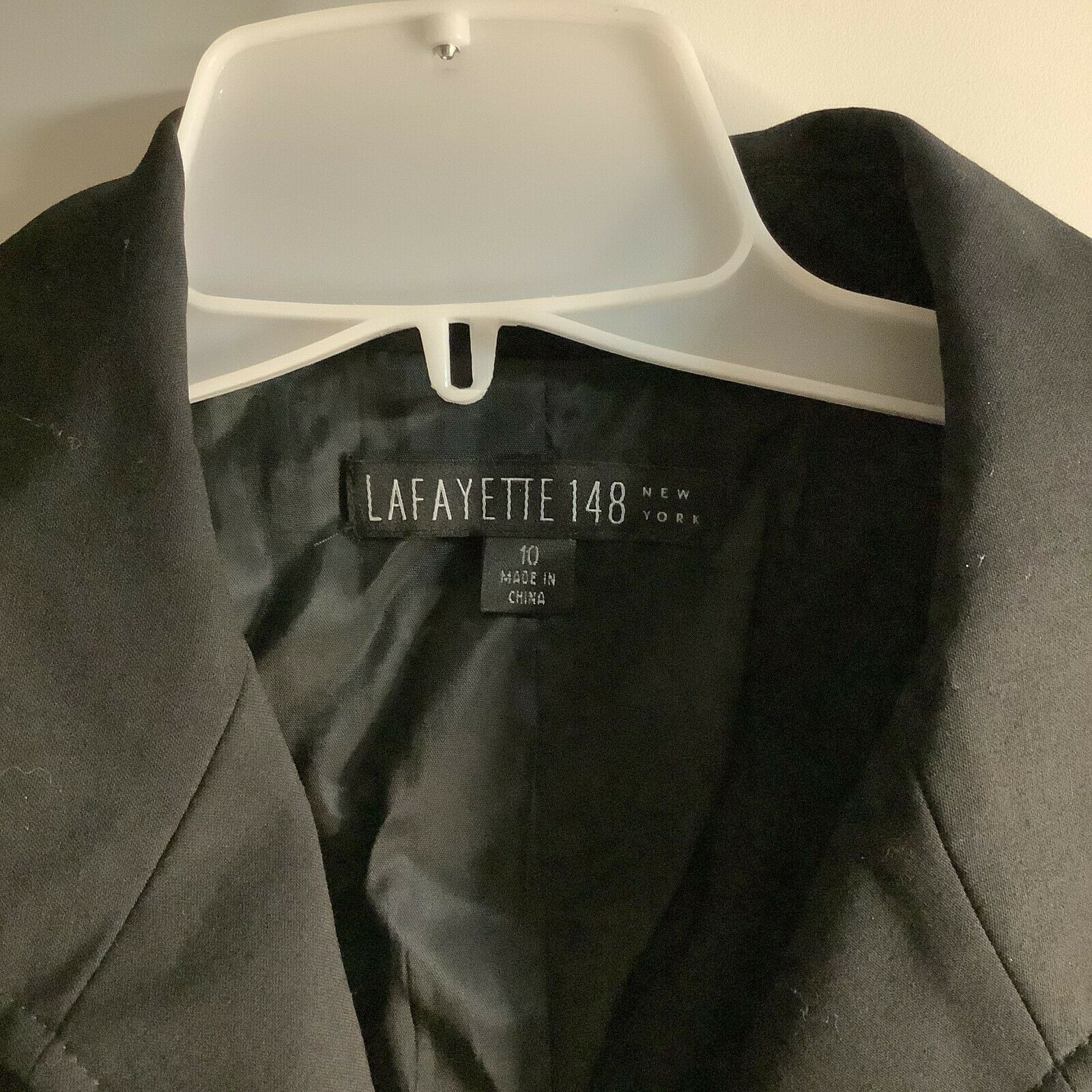 Lafayette 148 Minimalist Black Career Blazer Lafayette 148 New York 10 Size L / US 10 / IT 46 - 4 Thumbnail
