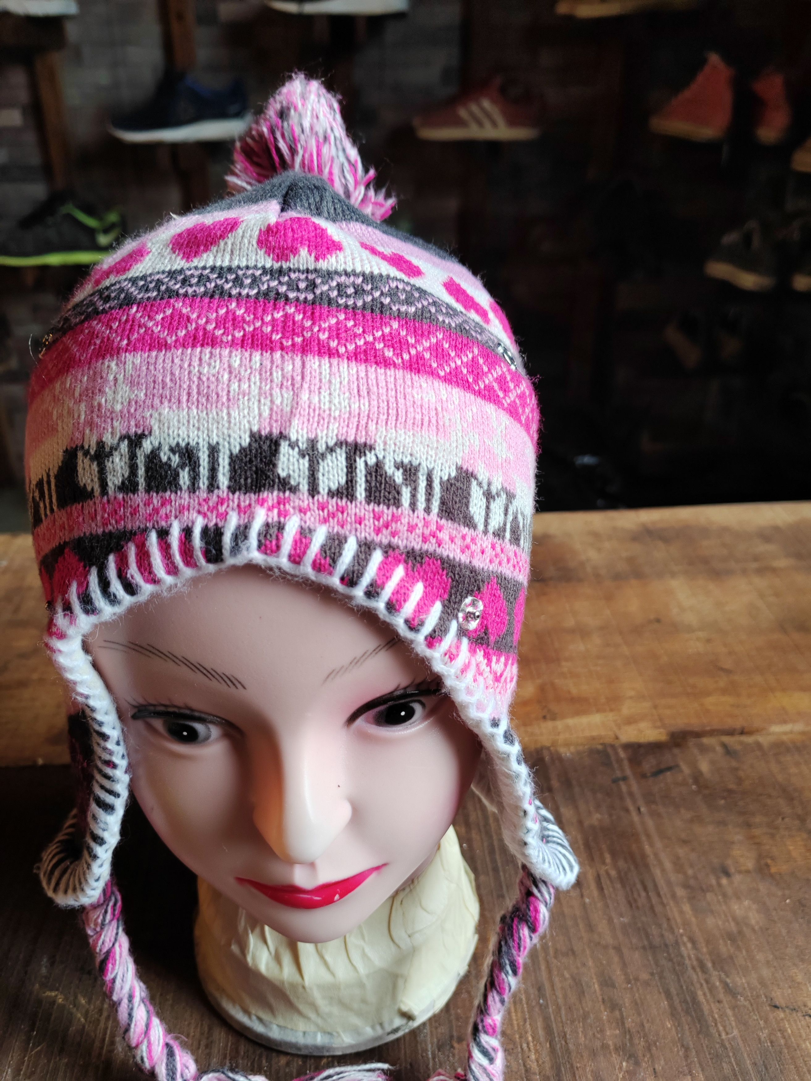 Japanese Brand Vintage Unknown Japanese Earflap Beanie Hat Size ONE SIZE - 2 Thumbnail