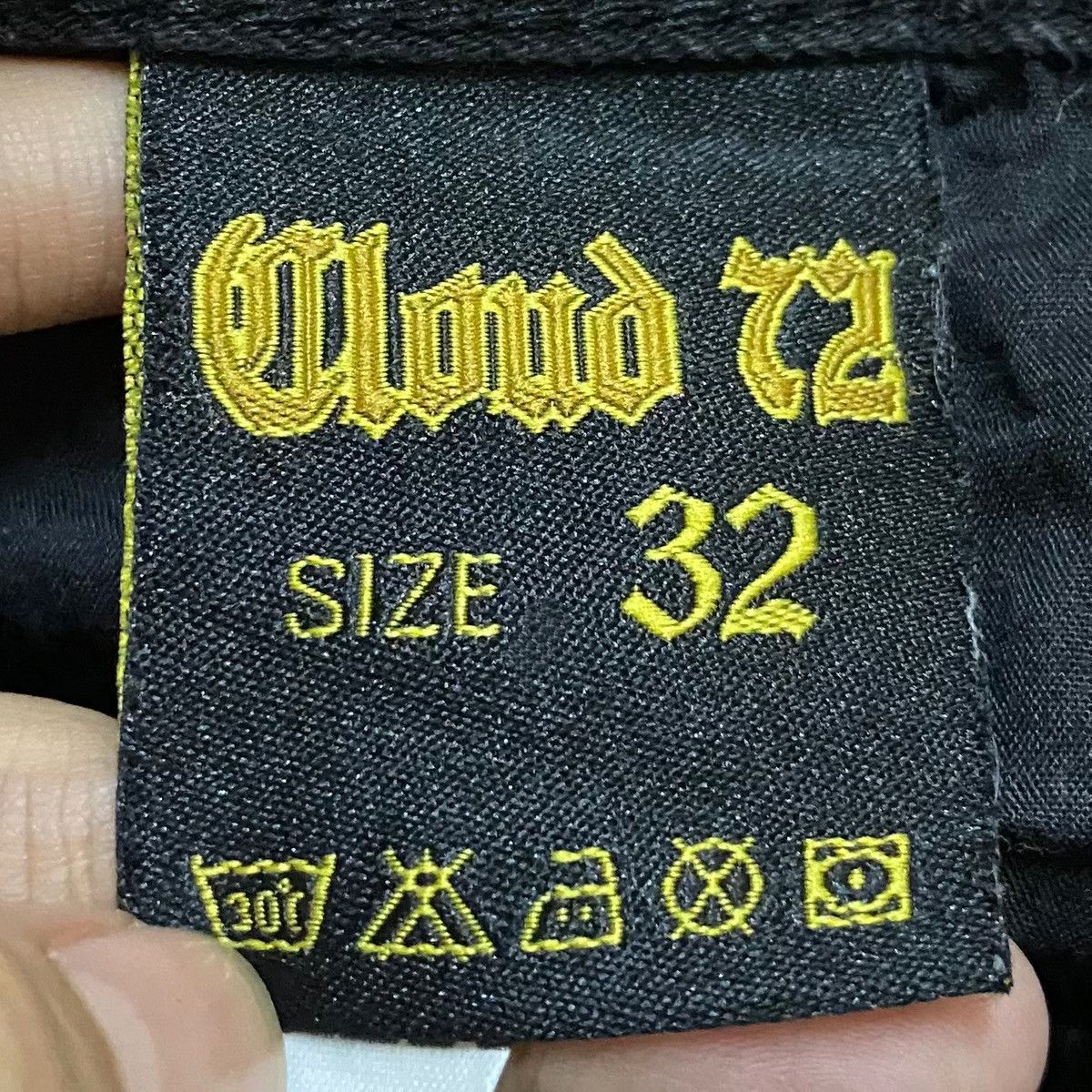 Japanese Brand Very Rare Design Vintage Japanese Brand Cloud 72 Jeans 2000s Size US 32 / EU 48 - 10 Thumbnail