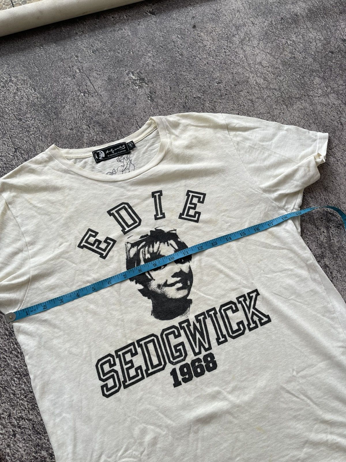 Hysteric Glamour RERE HYSTERIC GLAMOUR EDIESEDGWICK 1968 TSHIRT Size US M / EU 48-50 / 2 - 11 Thumbnail
