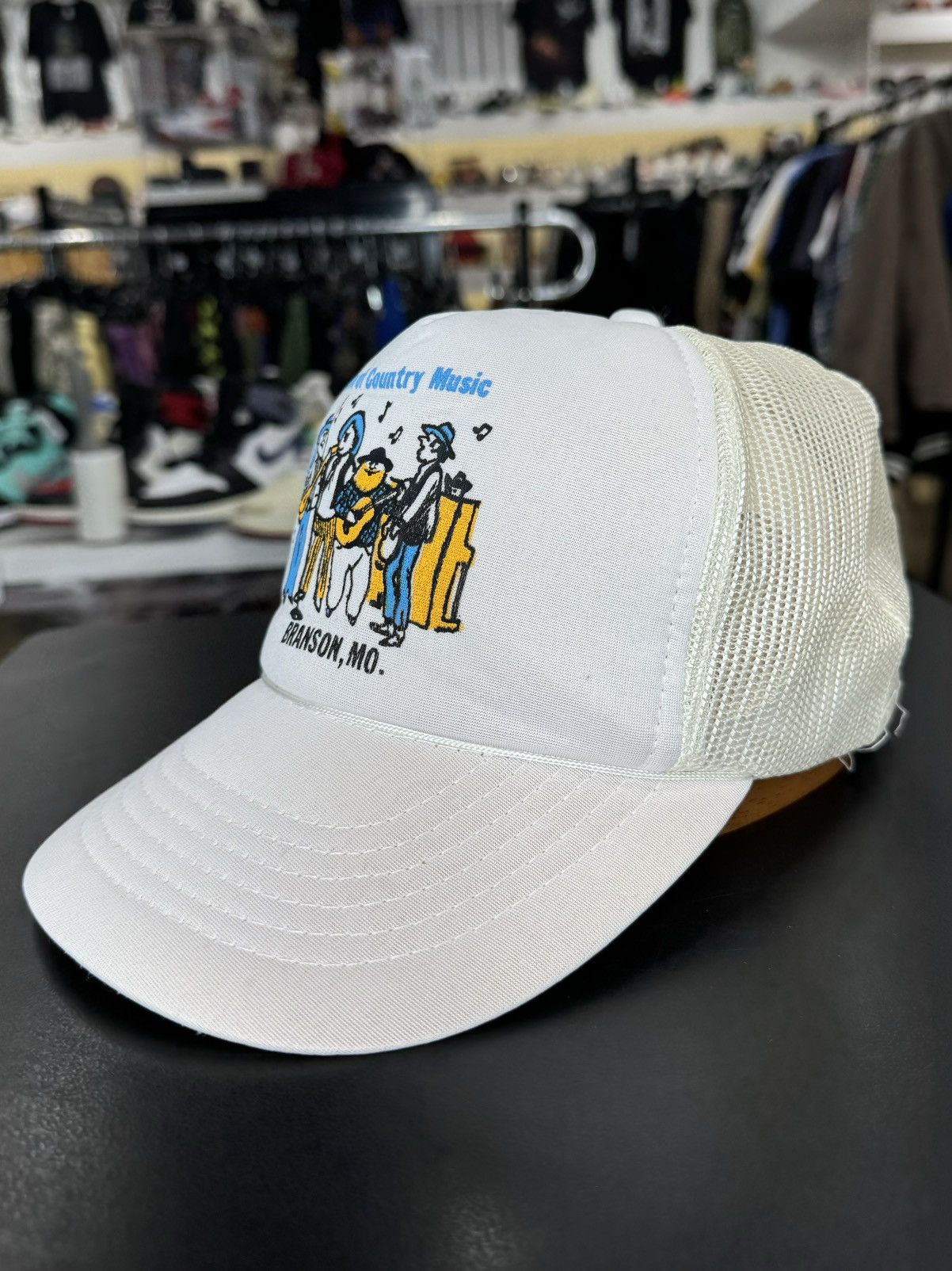 Vintage Vintage Home Of Country Music Branson, MO Music Trucker cap Size ONE SIZE - 4 Thumbnail