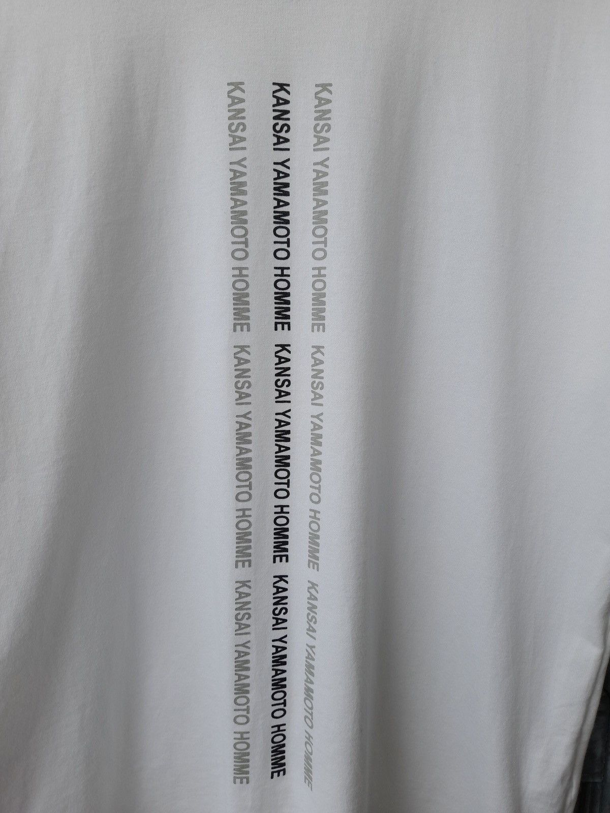 Kansai Yamamoto Vintage Kansai Yamamoto Homme Logo Stripe Tee Japan Designer Size US L / EU 52-54 / 3 - 8 Thumbnail
