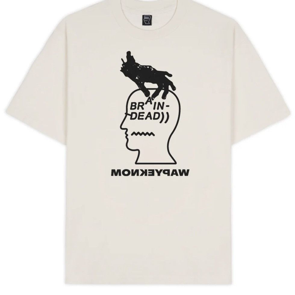 Brain Dead Jordan Peele Brain Dead x Monkeypaw Logo Lockup T Shirt Size US L / EU 52-54 / 3 - 1 Thumbnail