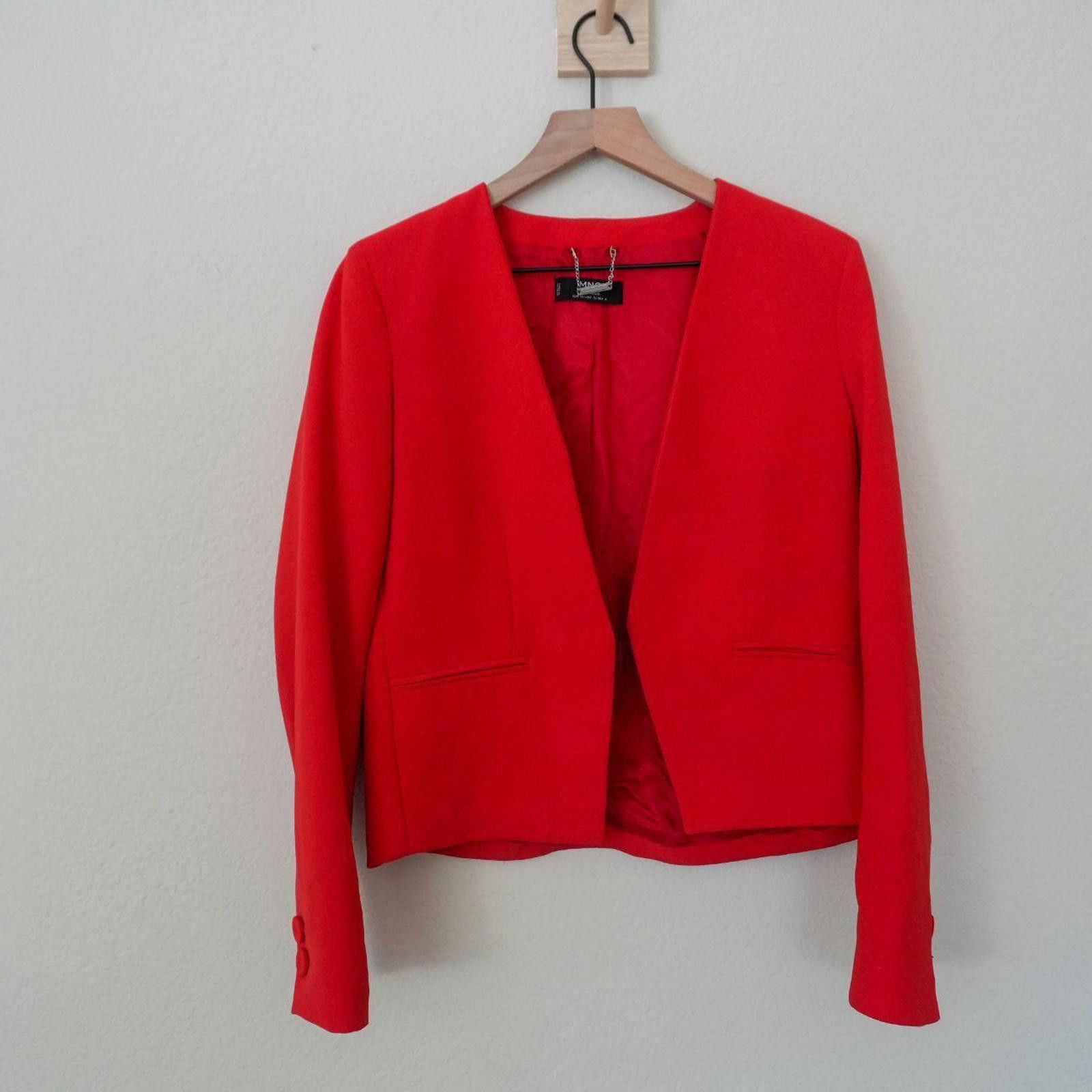 Mango Mango Blazer Women's S Red Basics Size S / US 4 / IT 40 - 1 Thumbnail