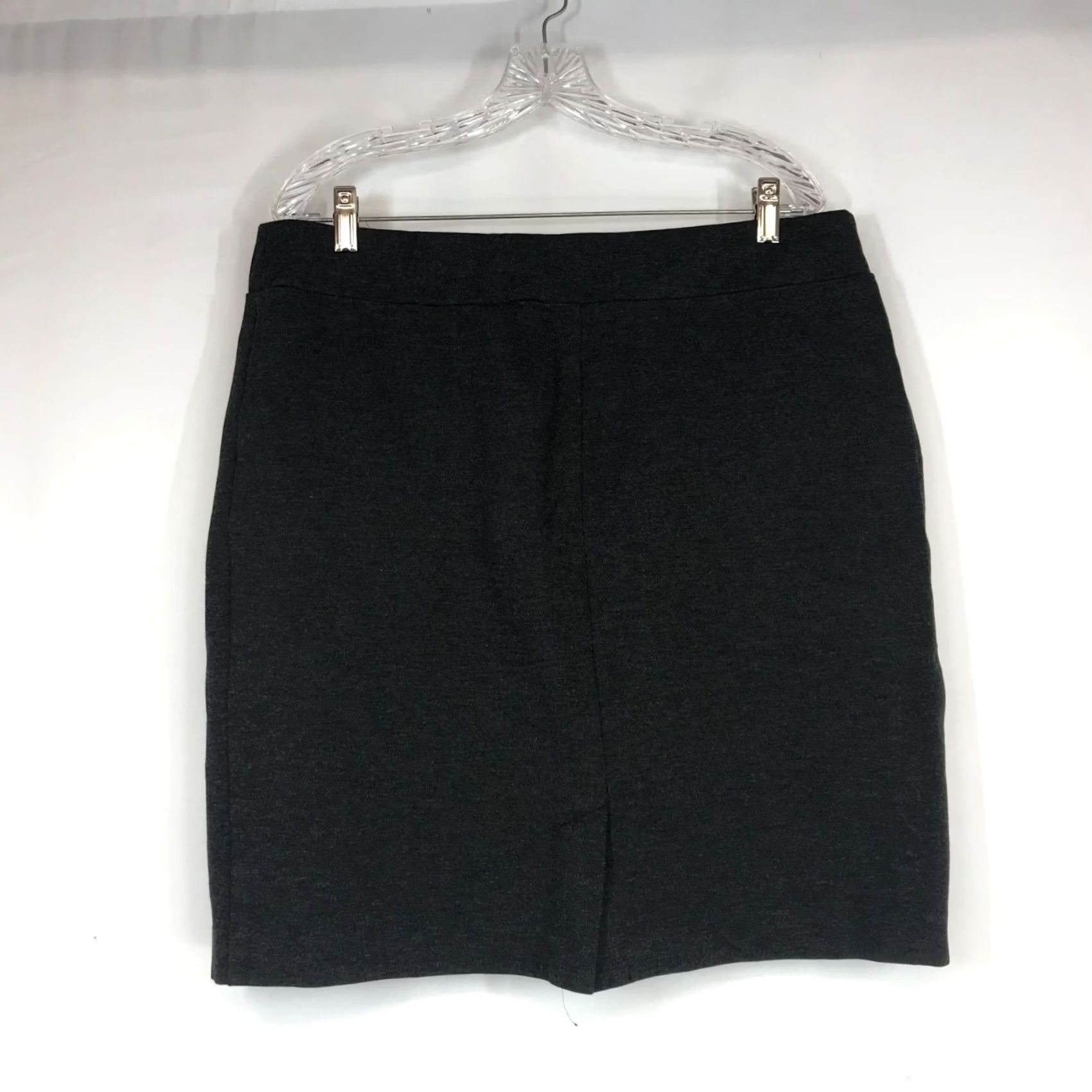 J. Jill J. Jill Skirt Womens L Gray WOMEN ELASTC WAIST PONTE PENCIL Size 36" / US 14 / IT 50 - 4 Thumbnail