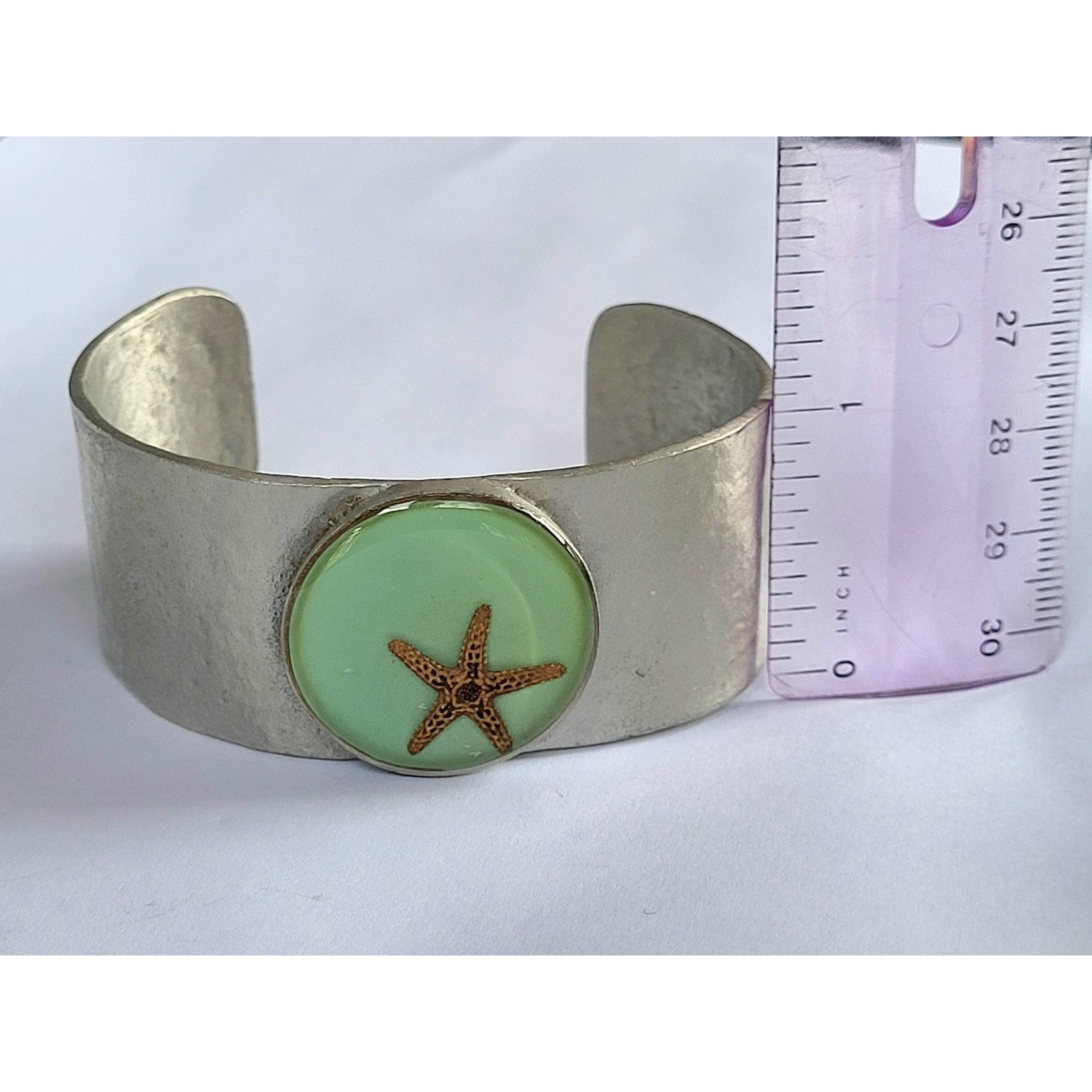 Other Shari Dixon Starfish Silver Bracelet Cuff Coastal Resort Size ONE SIZE - 5 Thumbnail