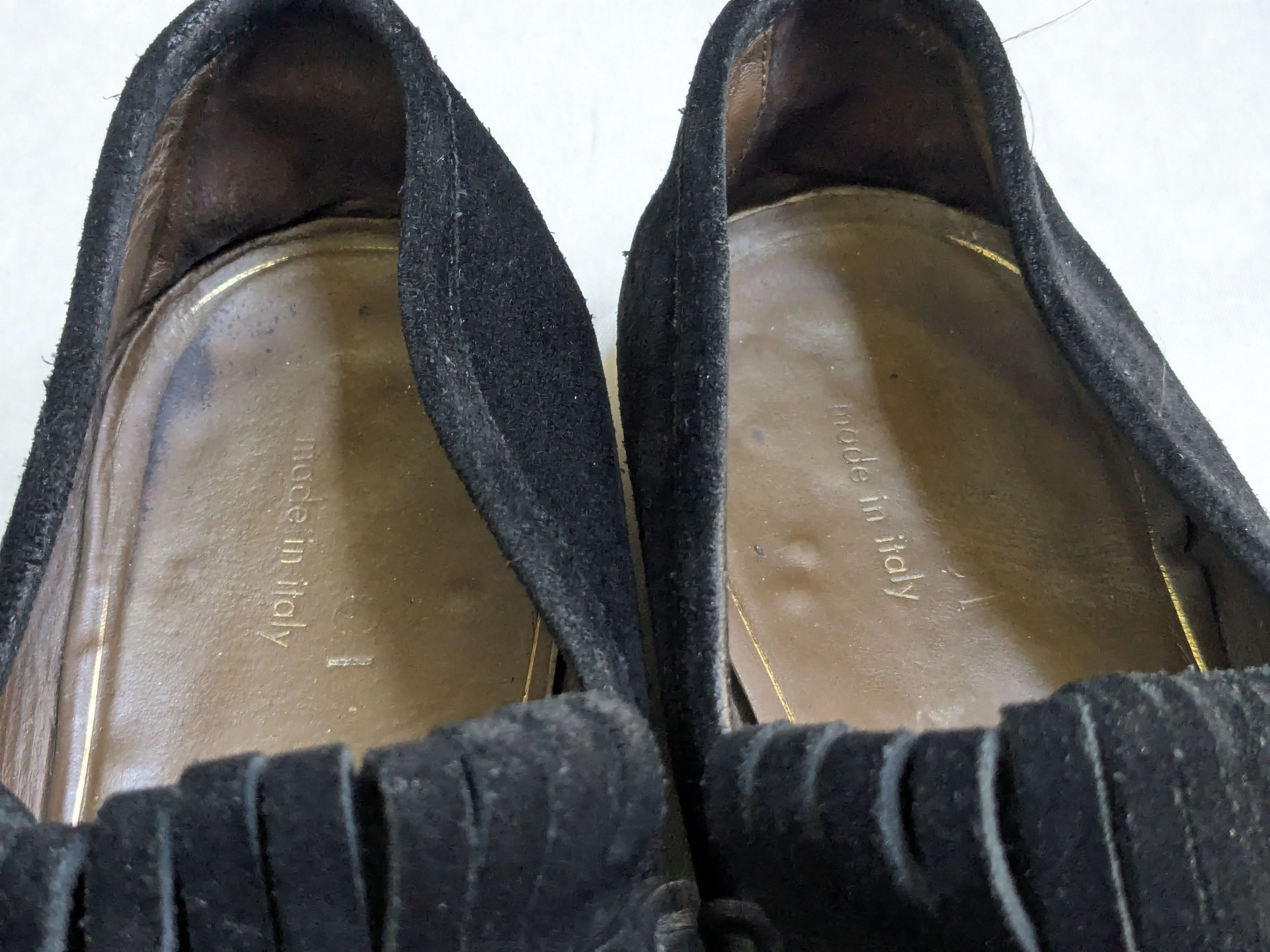 Gucci Gucci Horsebit Loafers Black Suede 10.5 Fringe Size US 10.5 / EU 43-44 - 3 Thumbnail