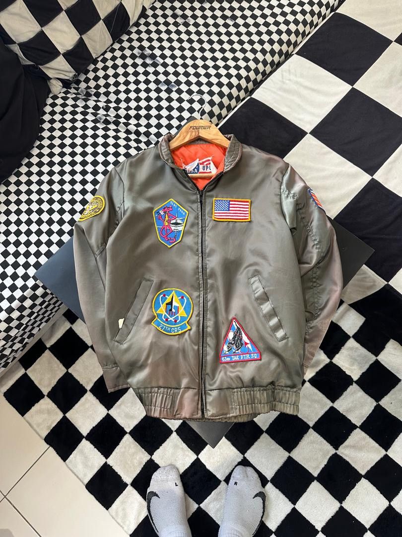 Vintage VINTAGE UPC BOMBER JACKET Size US M / EU 48-50 / 2 - 1 Thumbnail