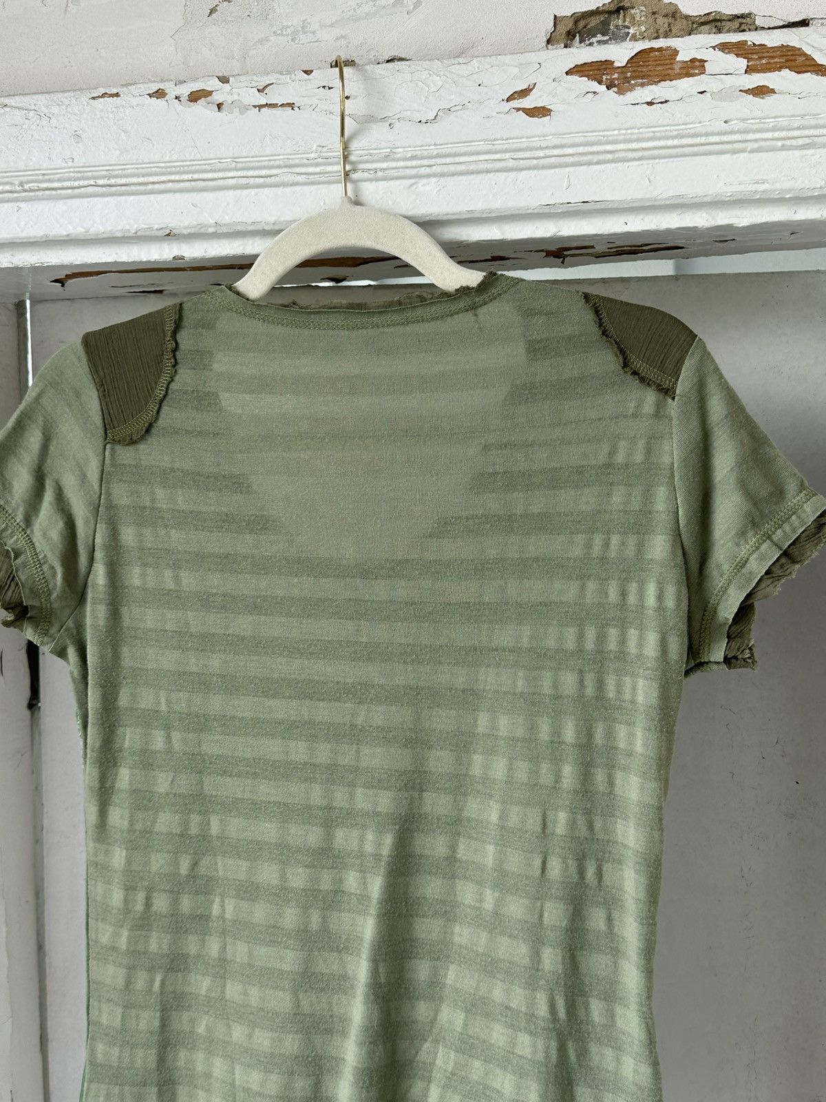 Vintage Vintage Distressed Printed Green T-shirt Size S / US 4 / IT 40 - 7 Thumbnail