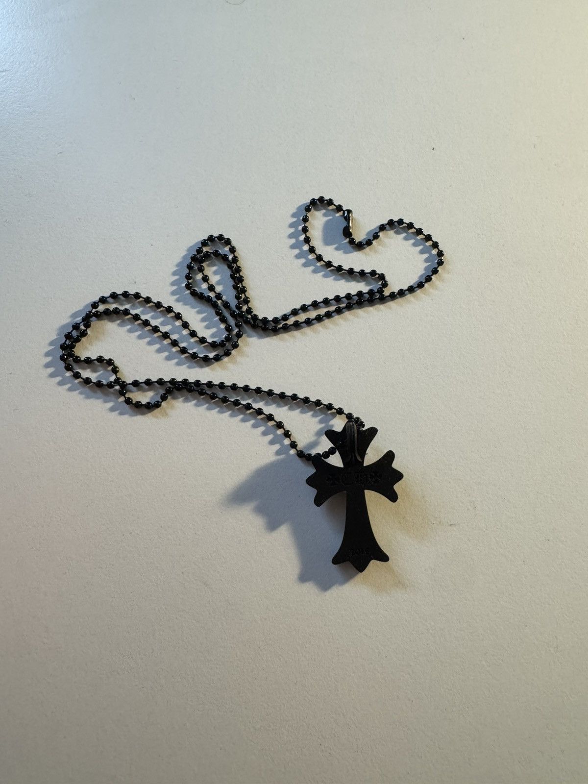 Chrome Hearts Chrome Hearts black silichrome necklace Size ONE SIZE - 2 Thumbnail