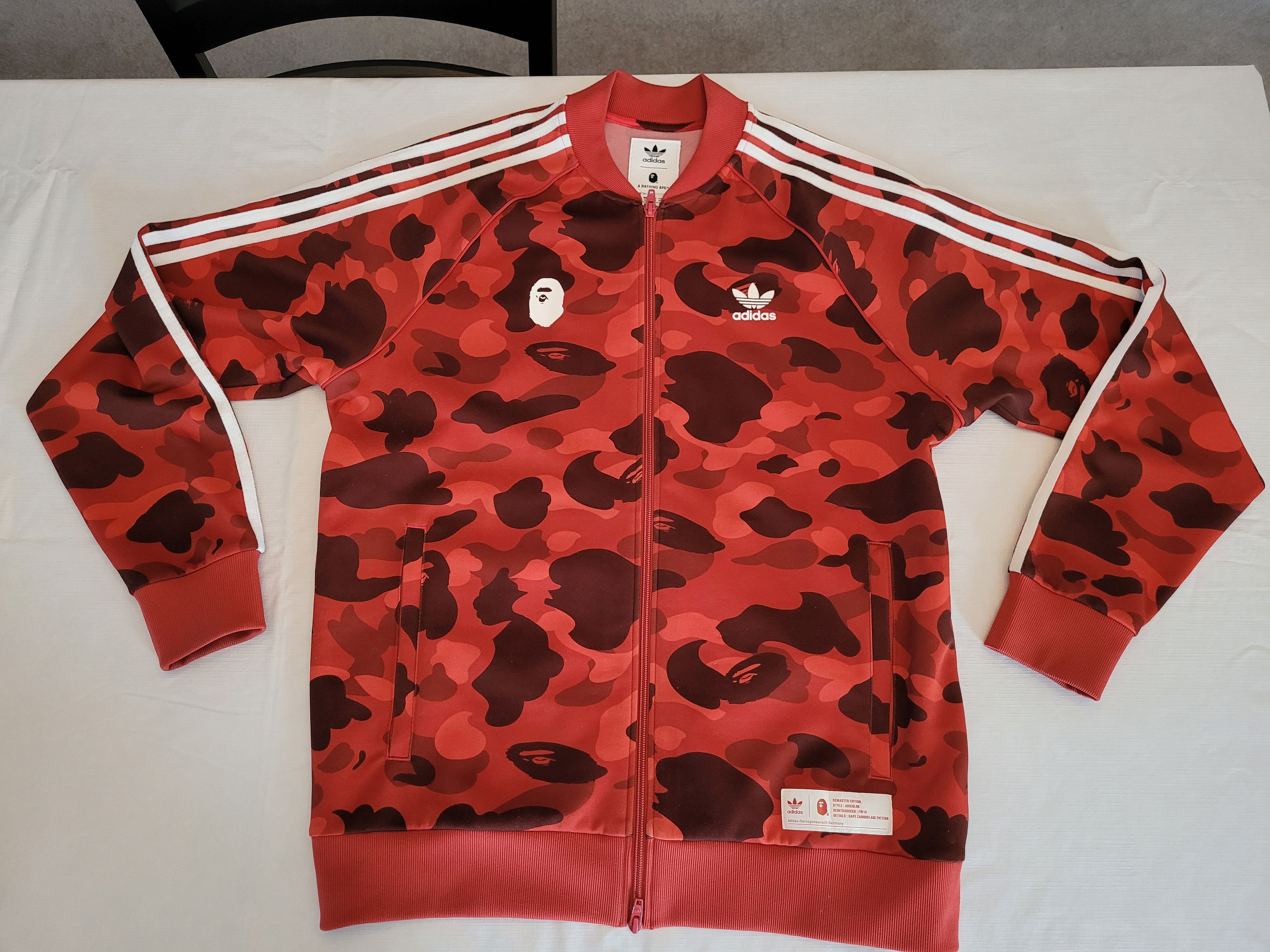 Adidas × Bape BAPE x adidas adicolor Track Top Size US M / EU 48-50 / 2 - 1 Thumbnail