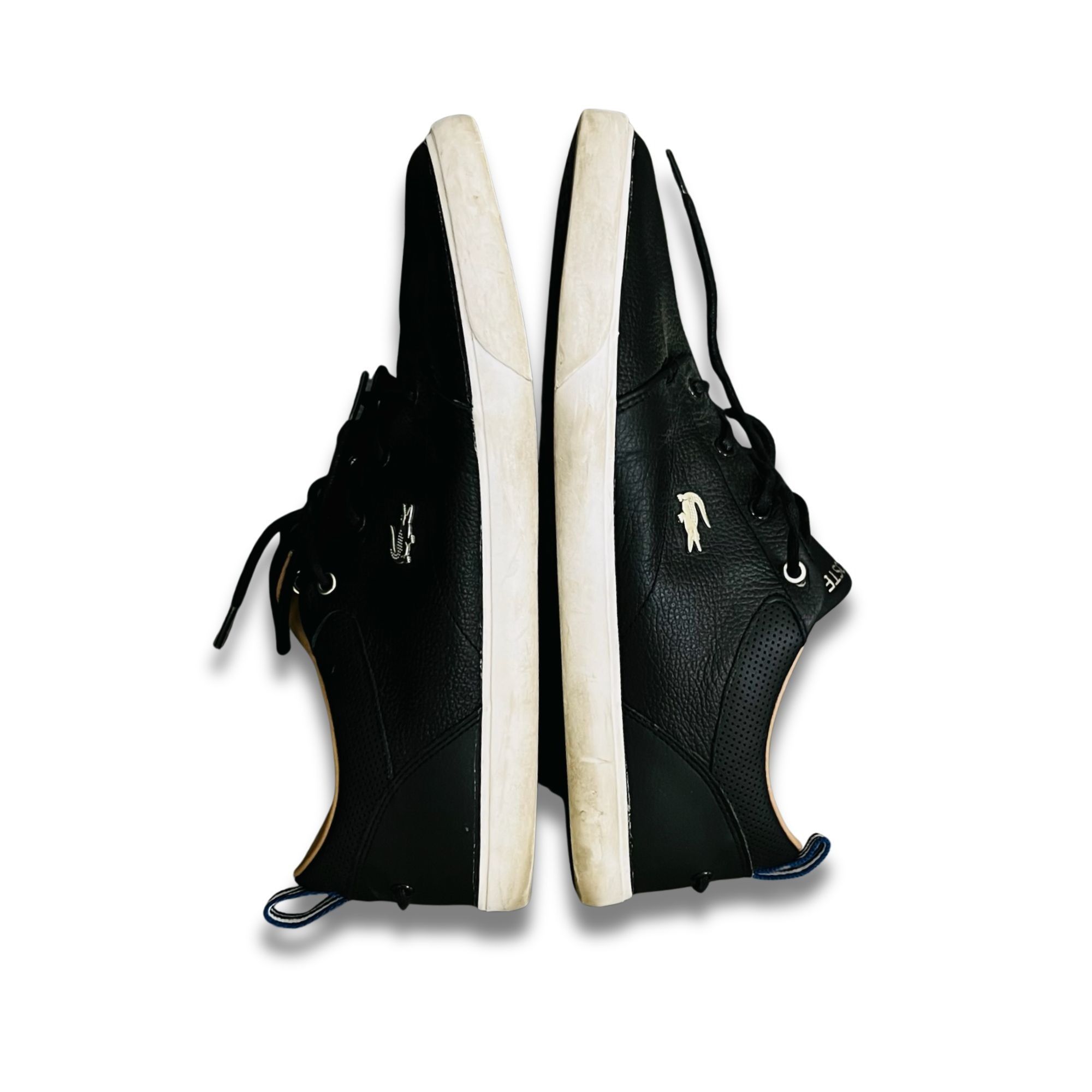 Lacoste Lacoste Bayliss Sneakers Black Leather Low-Top Shoes Size 10 Size US 10.5 / EU 43-44 - 4 Thumbnail