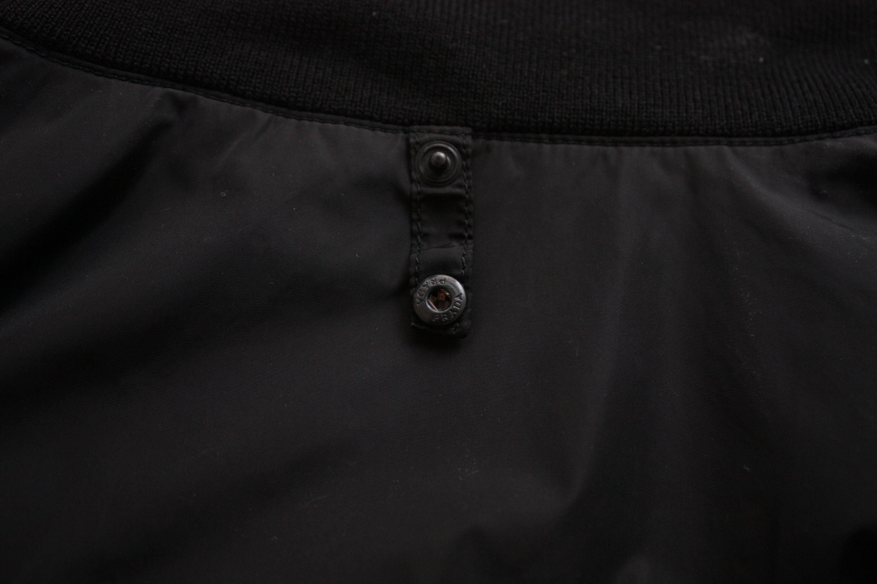 Prada Prada Lightweight Black Nylon Jacket Art.SGV810 Men's 50 Size US M / EU 48-50 / 2 - 11 Thumbnail