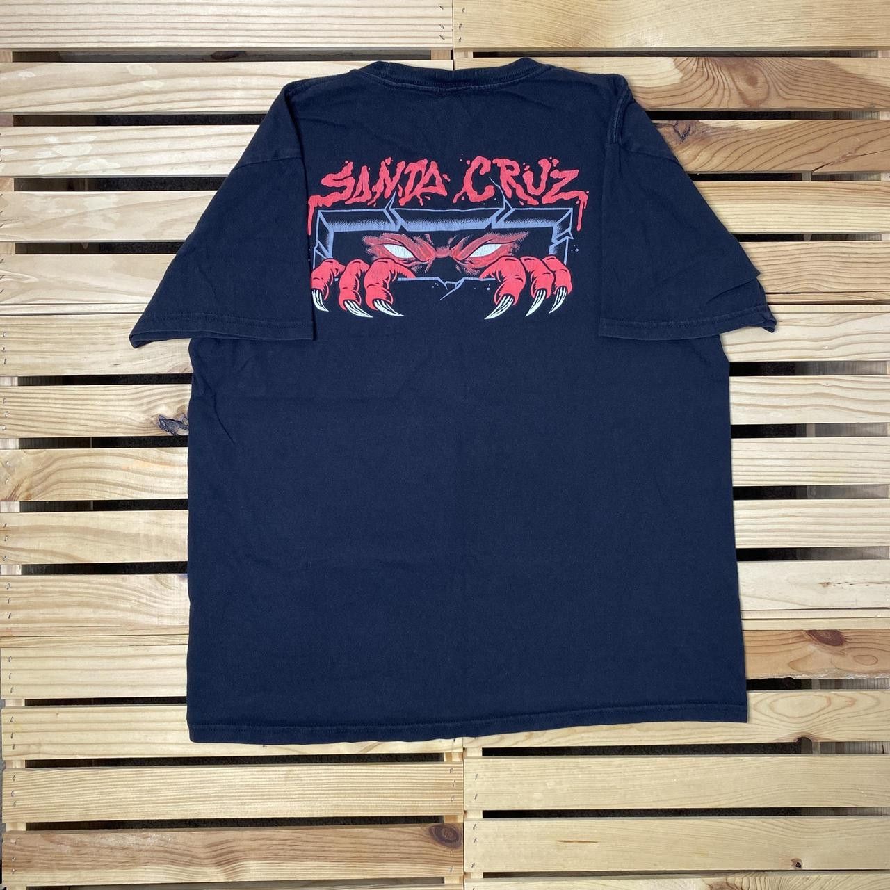 Santa Cruz Skateboards Santa Cruz Skateboards Black Y2K Skate Tee Size Large Size US L / EU 52-54 / 3 - 1 Thumbnail