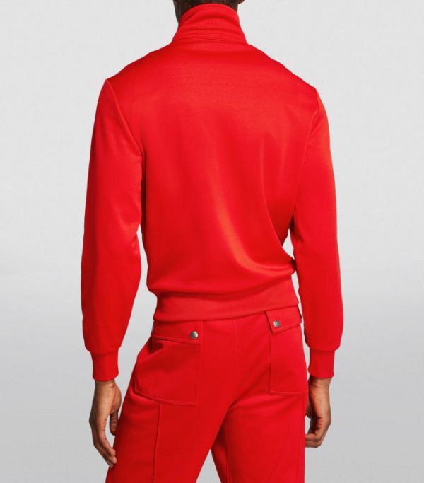 Tom Ford o1loc1c0724 JZL001 Zip-Up Sweatshirt in Red Size US M / EU 48-50 / 2 - 3 Thumbnail