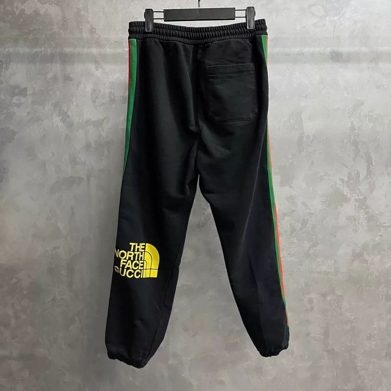 Gucci Gucci Black Knit Athletic Pants with Logo-2505 Size US 26 / EU 42 - 2 Thumbnail