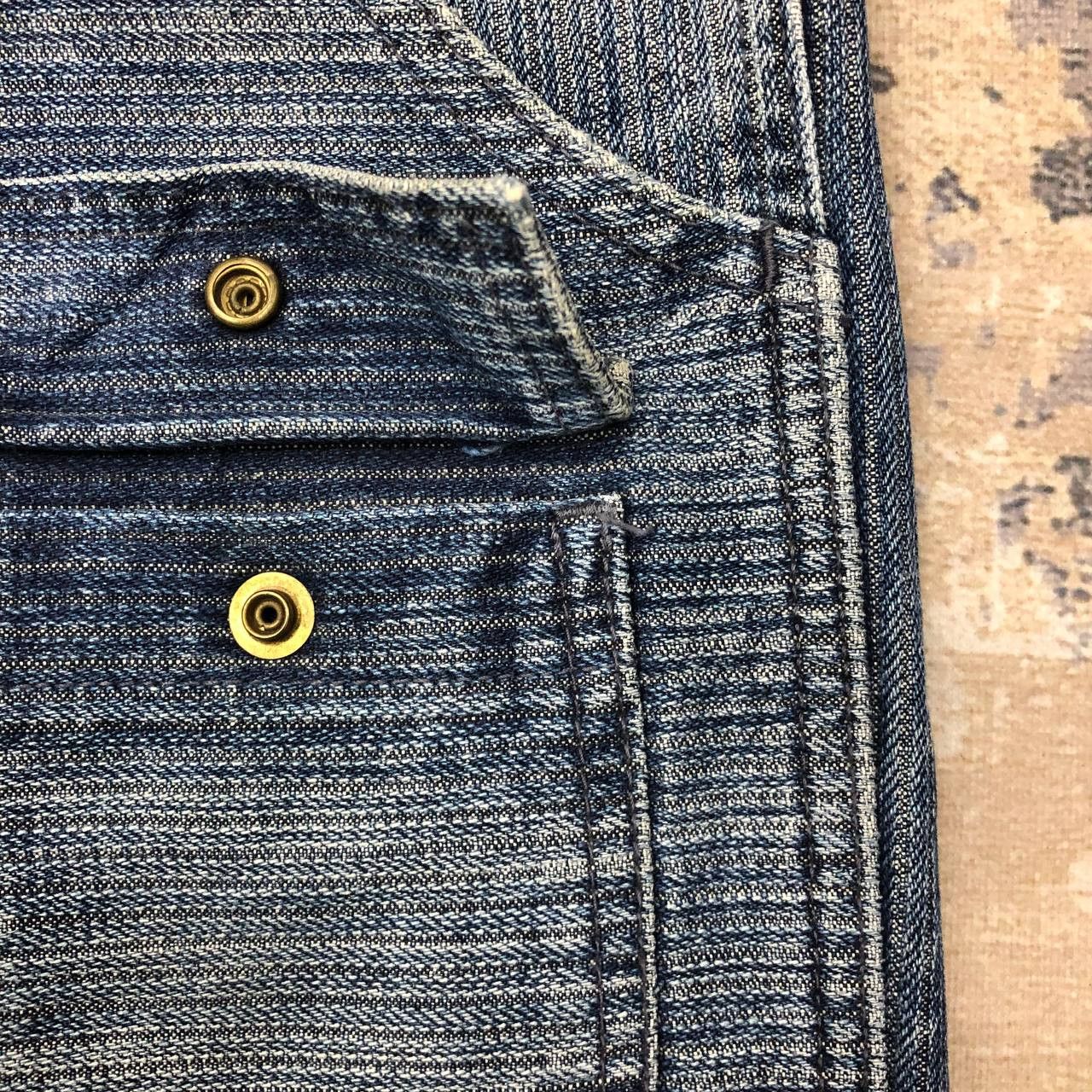 Japanese Brand P220 WALKING JUMPER BUSH PANT JEANS Size US 34 / EU 50 - 6 Thumbnail