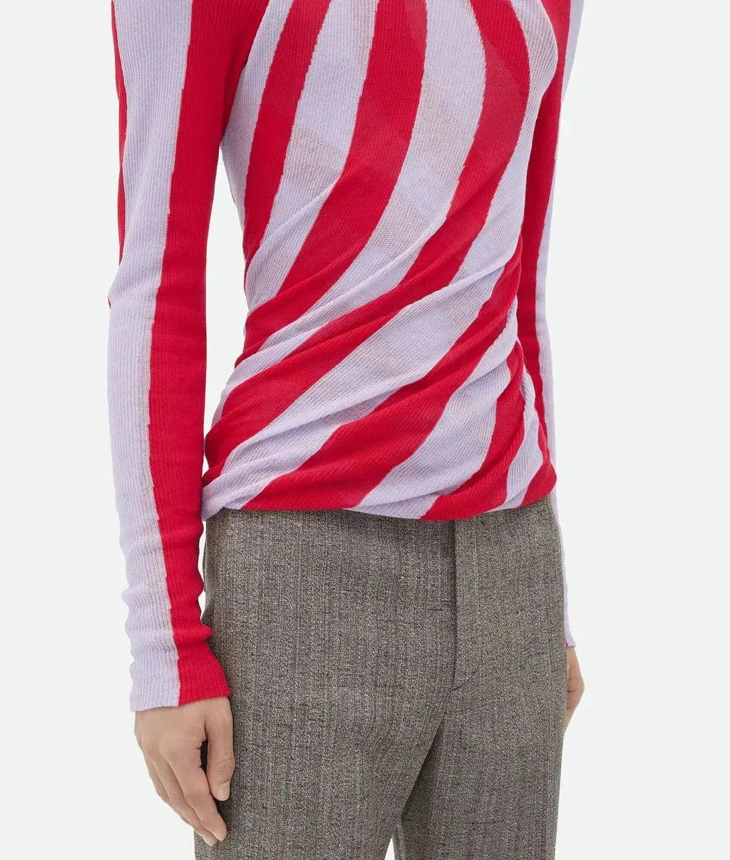Bottega Veneta o1loc1c0825 757617 Light Cotton Twisted Turtleneck Sweater Size US XL / EU 56 / 4 - 5 Thumbnail